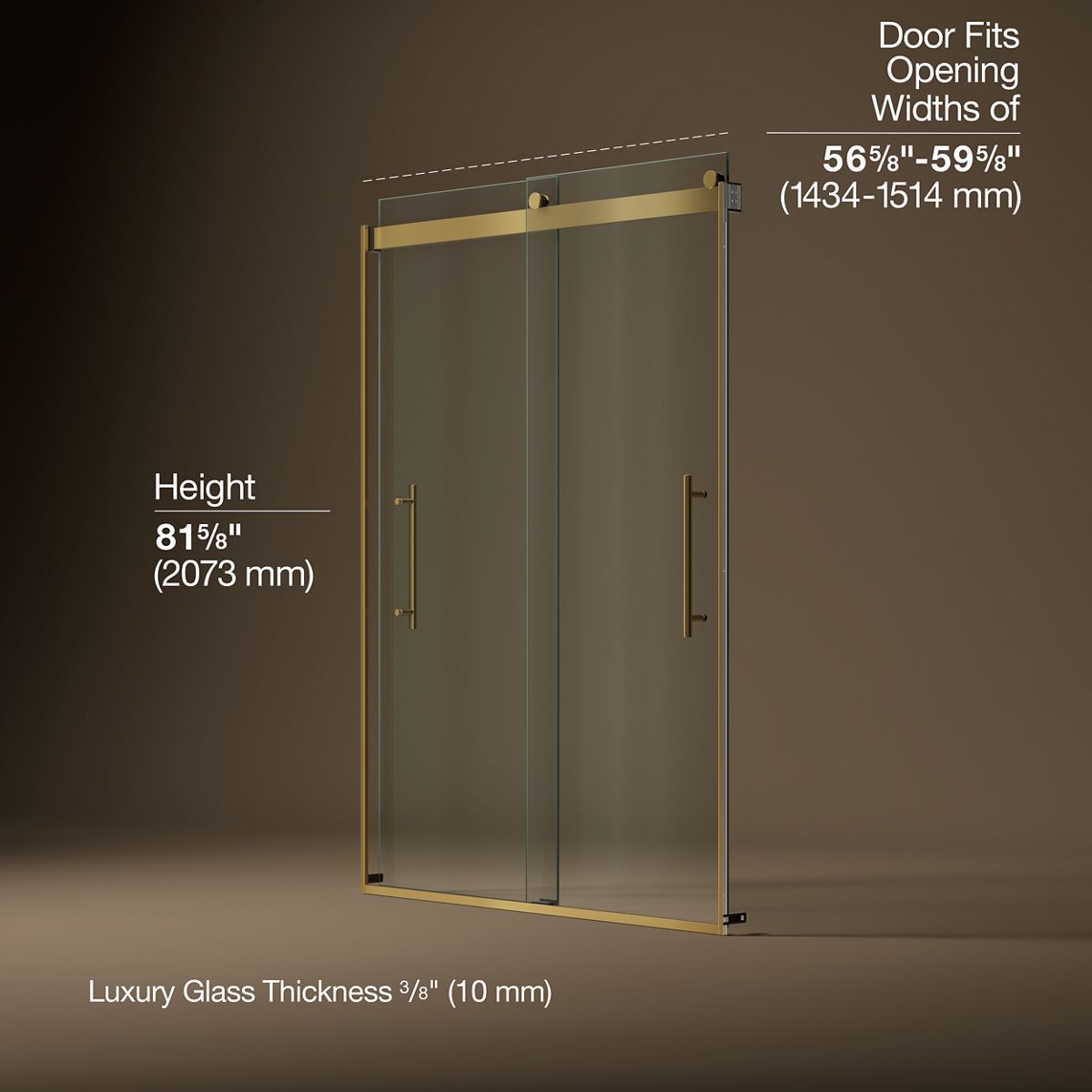 43980-levity-plus-frameless-sliding-shower-door-81-5-8-h-x-56-5-8-59-5-8-w-with-3-8-thick-crystal-clear-glass-29.jpg Levity® Plus Frameless sliding shower door, 81-5/8" H x 56-5/8 - 59-5/8" W, with 3/8"-thick Crystal Clear glass