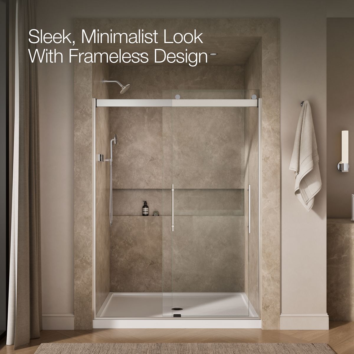 43980-levity-plus-frameless-sliding-shower-door-81-5-8-h-x-56-5-8-59-5-8-w-with-3-8-thick-crystal-clear-glass-30.jpg Levity® Plus Frameless sliding shower door, 81-5/8" H x 56-5/8 - 59-5/8" W, with 3/8"-thick Crystal Clear glass
