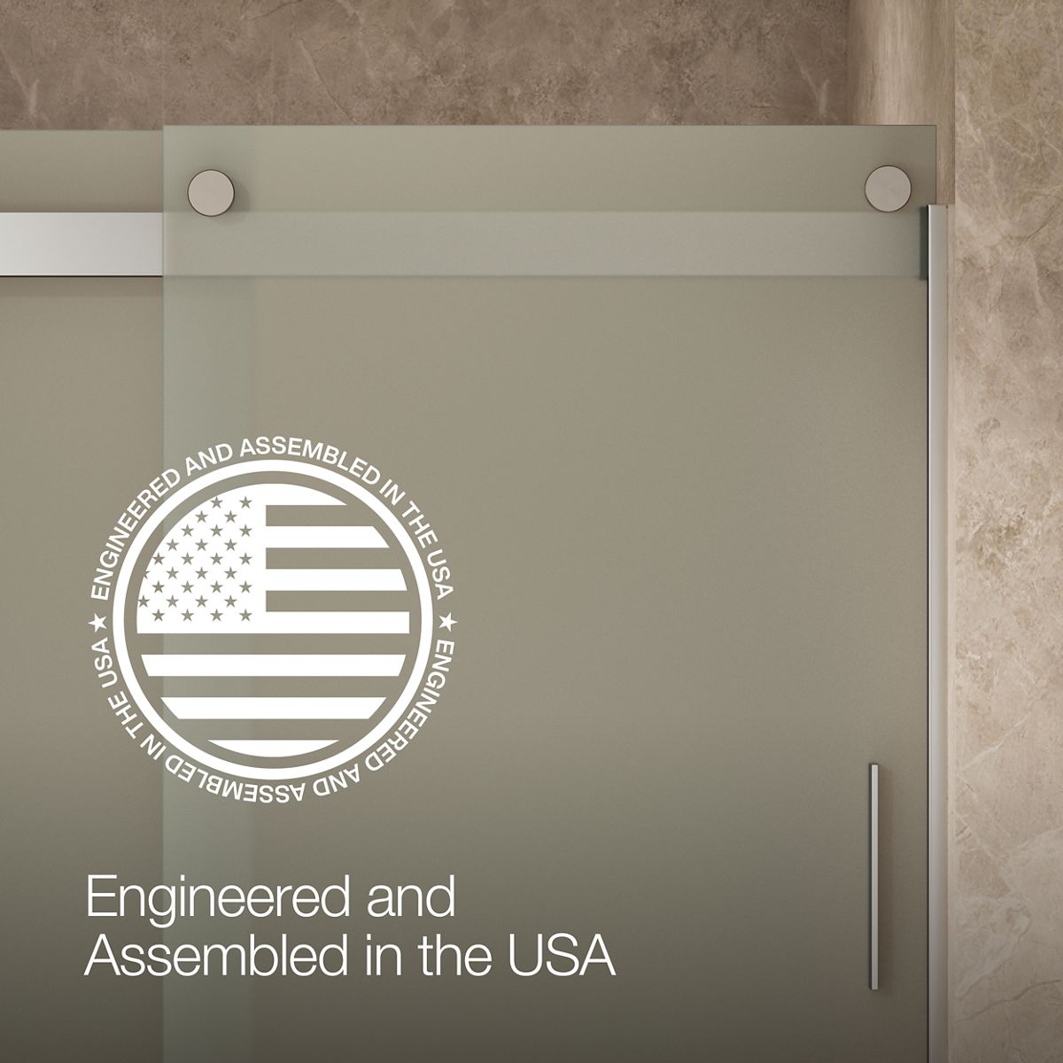 44040-levity-sliding-shower-door-74-h-x-56-5-8-59-5-8-w-with-1-4-thick-frosted-glass-and-blade-handles-26.jpg Levity® Sliding shower door, 74" H x 56-5/8 - 59-5/8" W, with 1/4" thick Frosted glass and blade handles