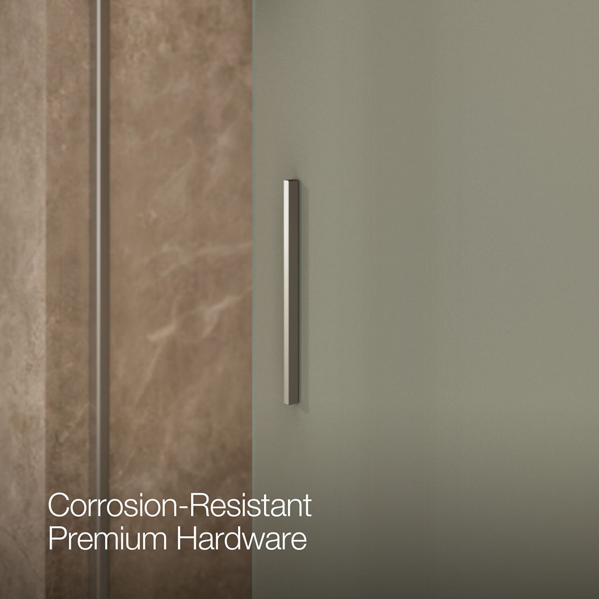 44040-levity-sliding-shower-door-74-h-x-56-5-8-59-5-8-w-with-1-4-thick-frosted-glass-and-blade-handles-36.jpg Levity® Sliding shower door, 74" H x 56-5/8 - 59-5/8" W, with 1/4" thick Frosted glass and blade handles