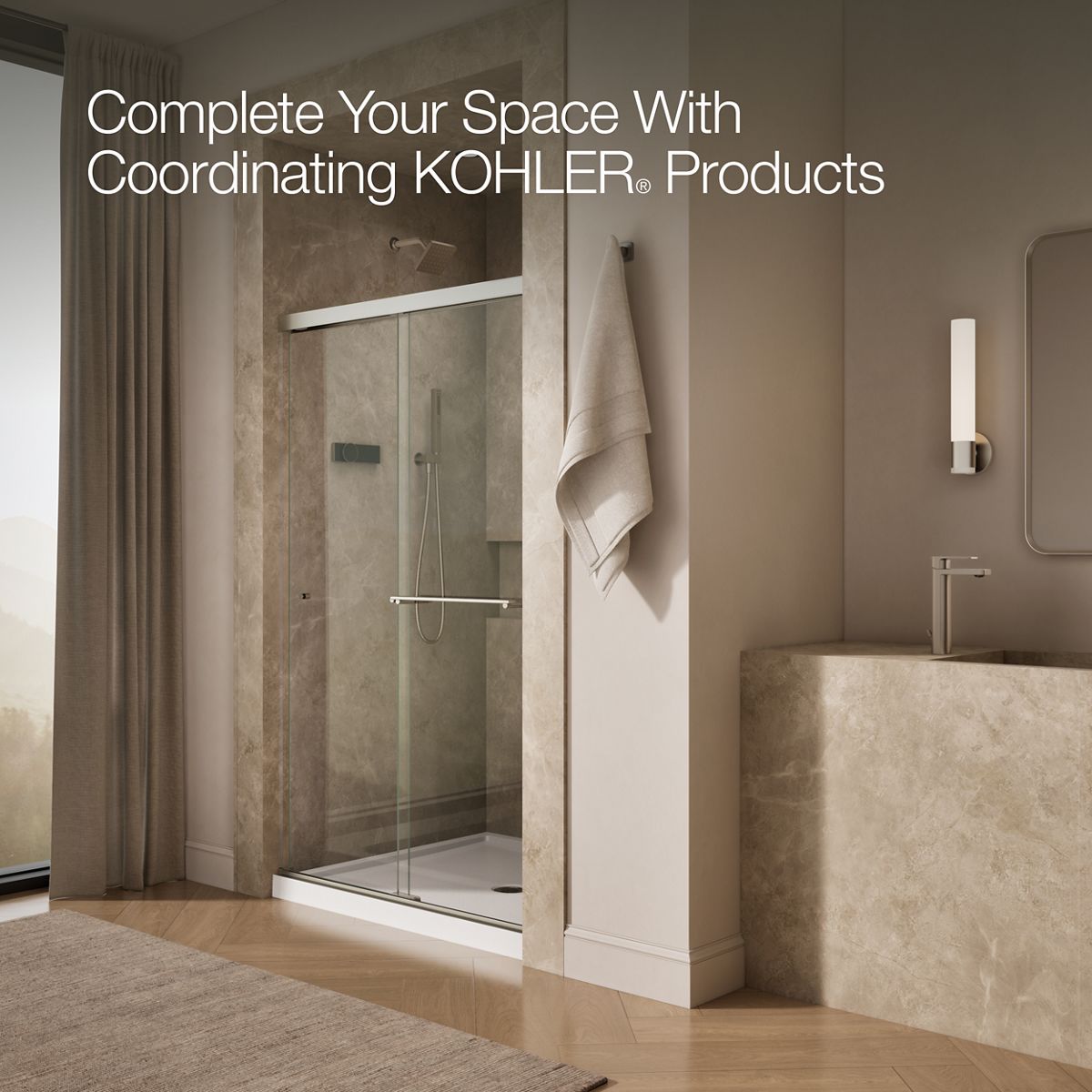 44058-revel-sliding-shower-door-76-h-x-44-5-8-47-5-8-w-with-5-16-thick-crystal-clear-glass-25.jpg Revel® Sliding shower door, 76" H x 44-5/8 - 47-5/8" W, with 5/16" thick Crystal Clear glass