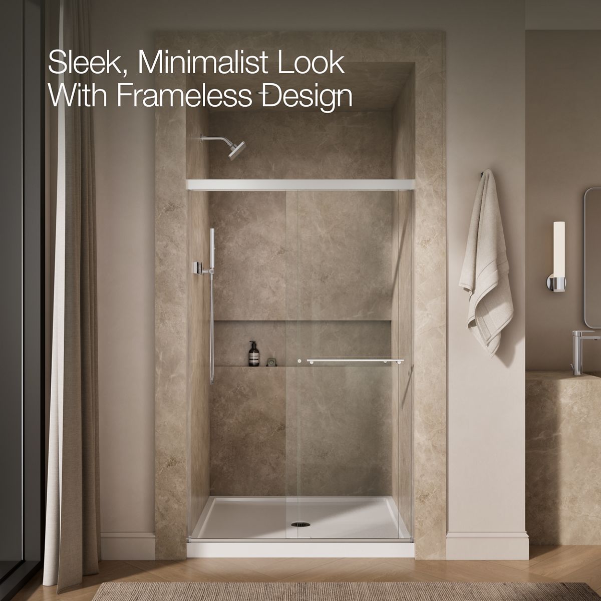 44058-revel-sliding-shower-door-76-h-x-44-5-8-47-5-8-w-with-5-16-thick-crystal-clear-glass-26.jpg Revel® Sliding shower door, 76" H x 44-5/8 - 47-5/8" W, with 5/16" thick Crystal Clear glass