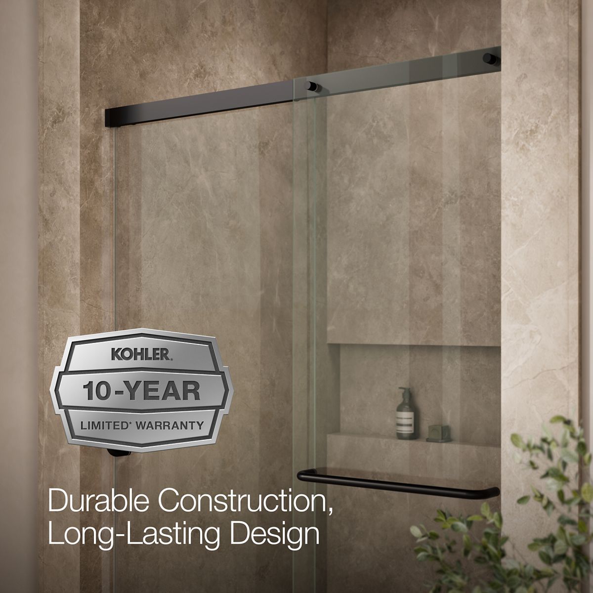 44062-elate-sliding-shower-door-70-1-2-h-x-44-1-4-47-5-8-w-with-1-4-thick-crystal-clear-glass-24.jpg Elate® Sliding shower door, 70-1/2" H x 44-1/4 - 47-5/8" W, with 1/4" thick Crystal Clear glass