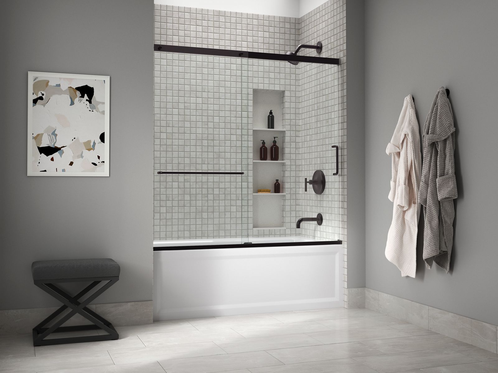 44077-elate-56-3-4-h-sliding-bath-door-with-1-4-thick-glass-4.jpg Elate® 56-3/4" H sliding bath door with 1/4"-thick glass