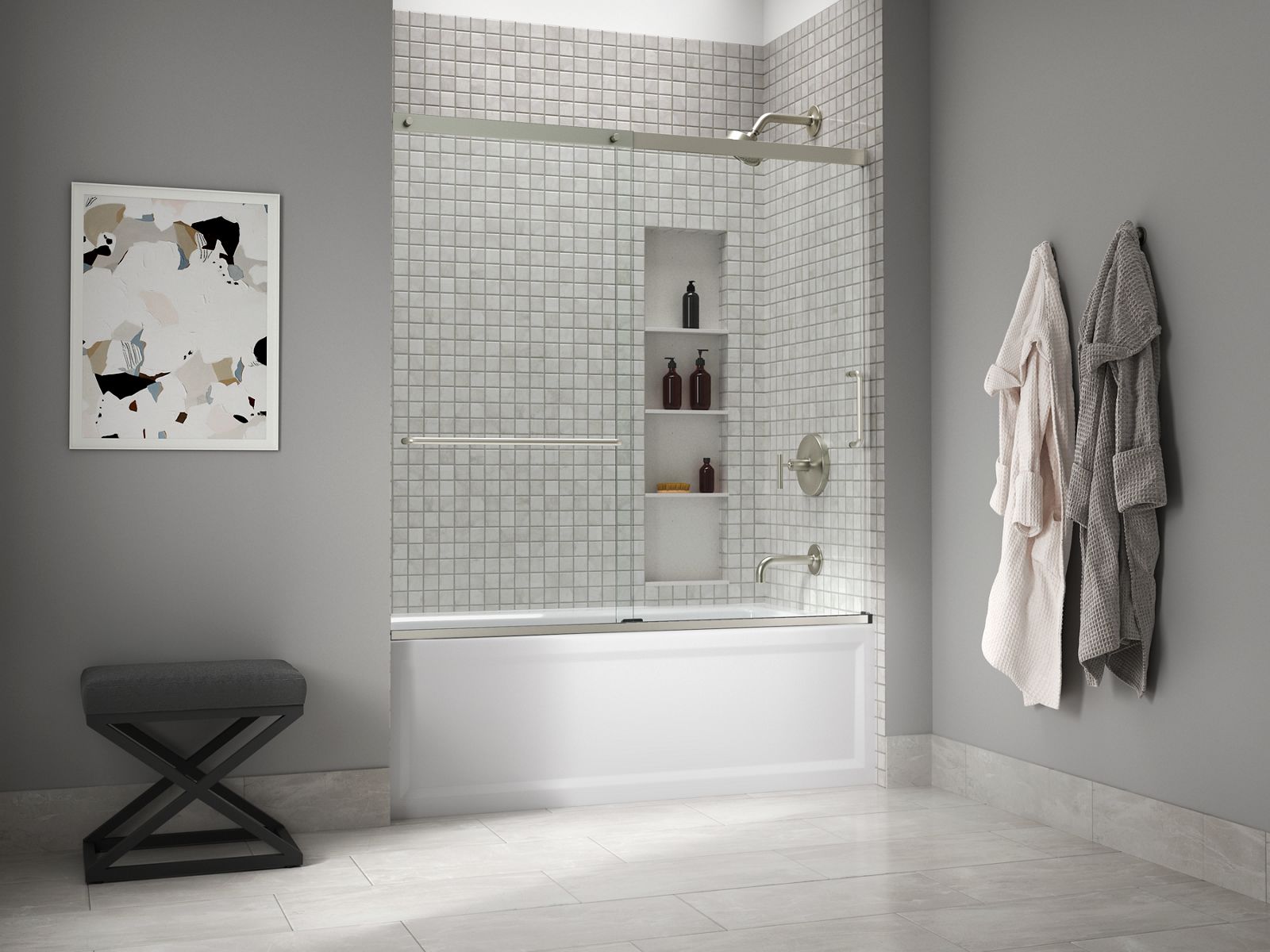 44077-elate-56-3-4-h-sliding-bath-door-with-1-4-thick-glass-5.jpg Elate® 56-3/4" H sliding bath door with 1/4"-thick glass