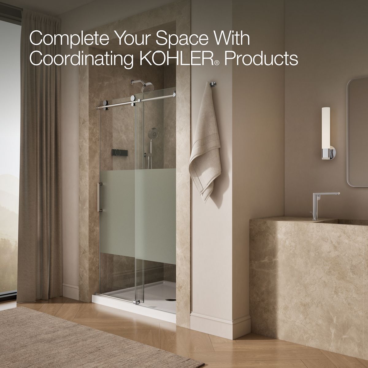 44085-composed-78-h-sliding-shower-door-with-3-8-thick-glass-11.jpg Composed™ 78" H sliding shower door with 3/8"-thick glass