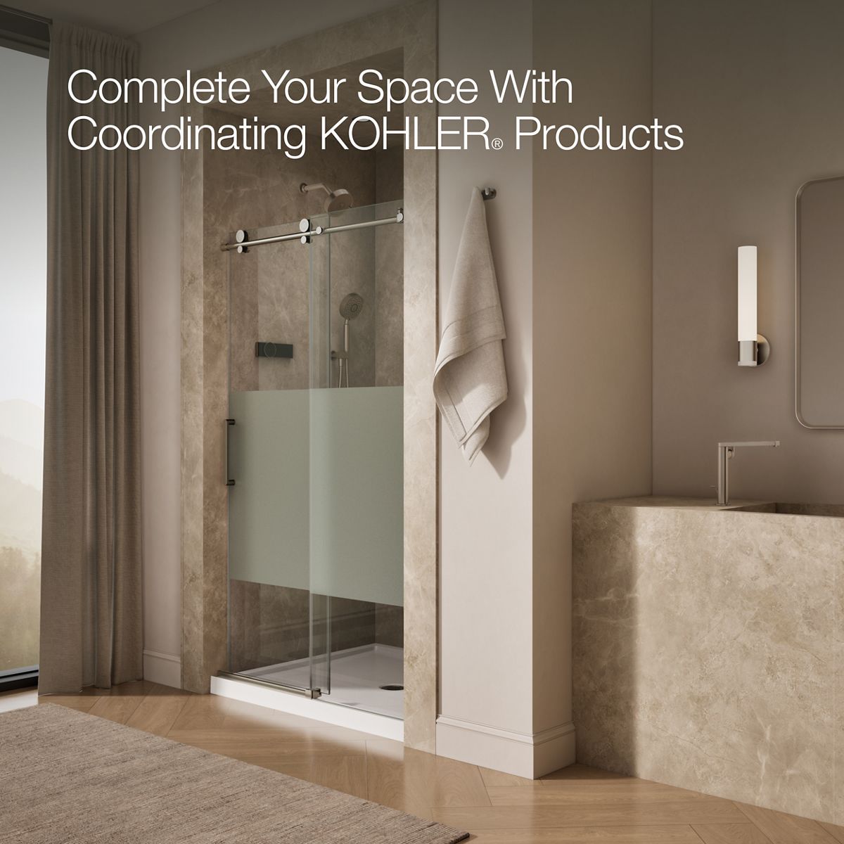 44085-composed-78-h-sliding-shower-door-with-3-8-thick-glass-12.jpg Composed™ 78" H sliding shower door with 3/8"-thick glass