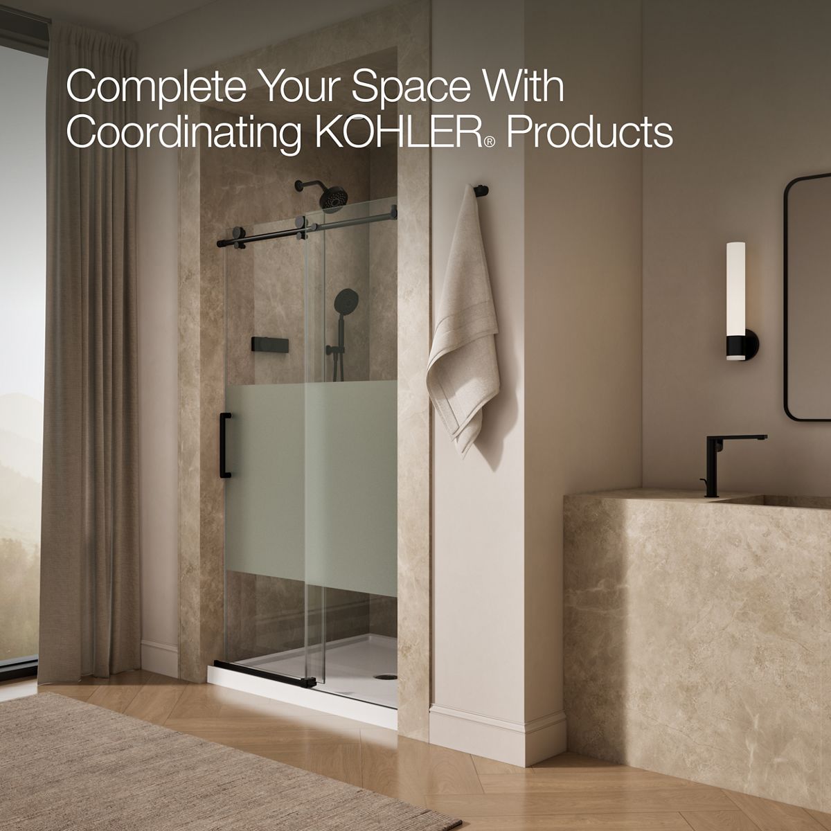 44085-composed-78-h-sliding-shower-door-with-3-8-thick-glass-13.jpg Composed™ 78" H sliding shower door with 3/8"-thick glass