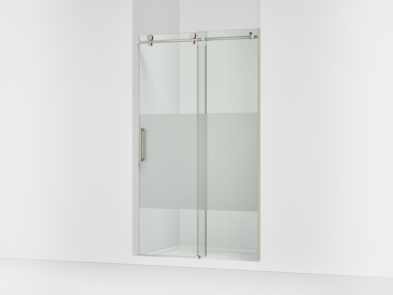 44085-composed-78-h-sliding-shower-door-with-3-8-thick-glass-2.jpg Composed™ 78" H sliding shower door with 3/8"-thick glass