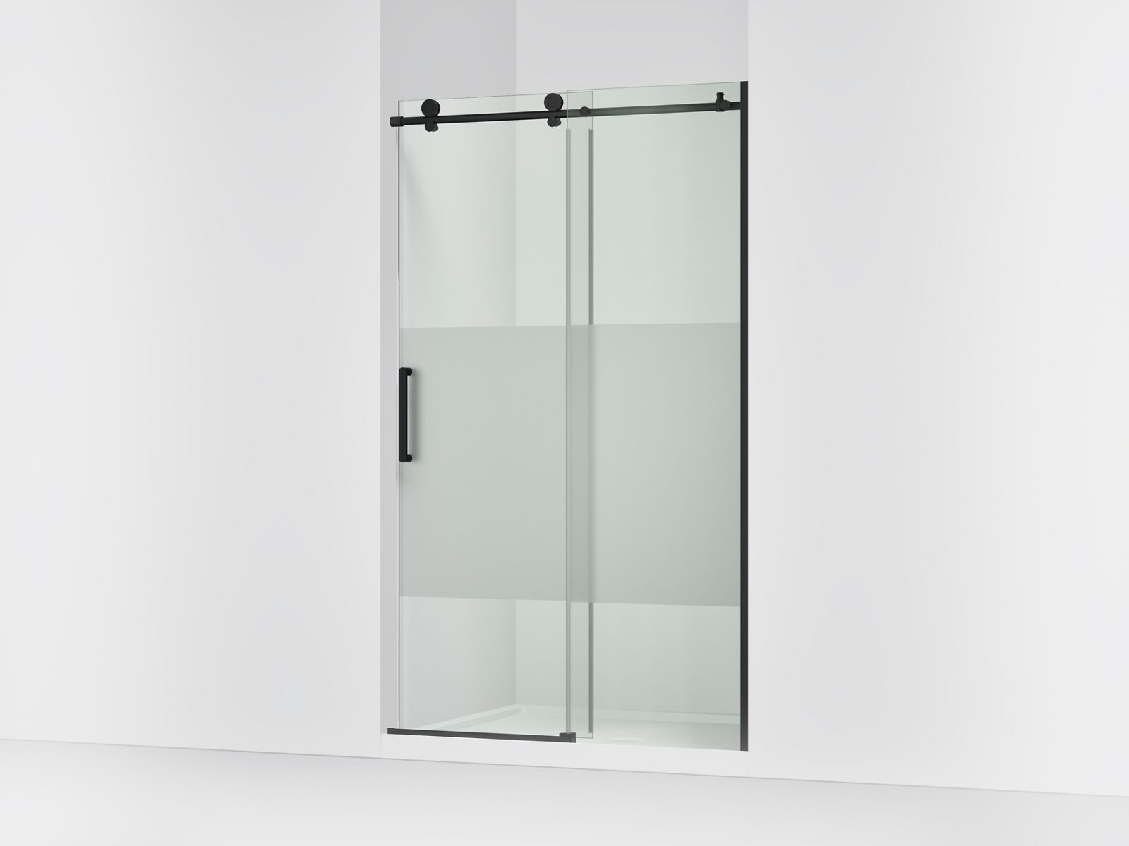 44085-composed-78-h-sliding-shower-door-with-3-8-thick-glass-3.jpg Composed™ 78" H sliding shower door with 3/8"-thick glass