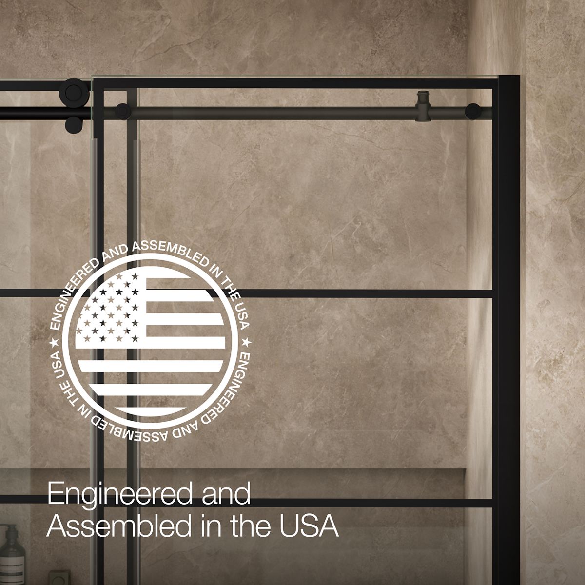 44096-composed-78-h-sliding-shower-door-with-3-8-thick-glass-3.jpg Composed™ 78" H sliding shower door with 3/8"-thick glass