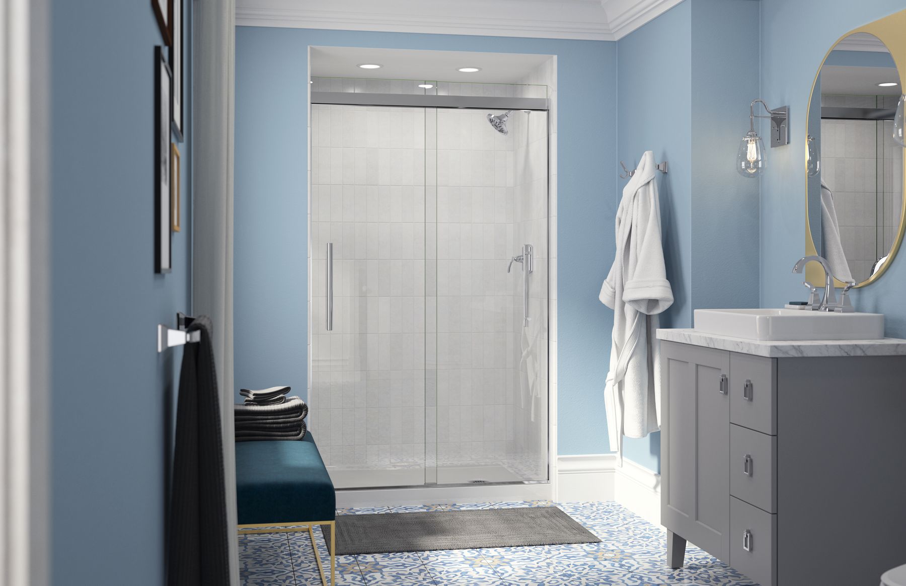 44097-prim-frameless-sliding-shower-door-79-1-16-h-x-44-5-8-47-5-8-w-with-5-16-thick-crystal-clear-glass-6.jpg Prim® Frameless sliding shower door, 79-1/16" H x 44-5/8 - 47-5/8" W, with 5/16" thick Crystal Clear glass