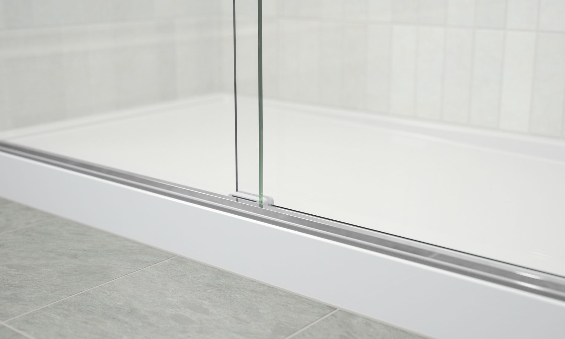 44097-prim-frameless-sliding-shower-door-79-1-16-h-x-44-5-8-47-5-8-w-with-5-16-thick-crystal-clear-glass-7.jpg Prim® Frameless sliding shower door, 79-1/16" H x 44-5/8 - 47-5/8" W, with 5/16" thick Crystal Clear glass