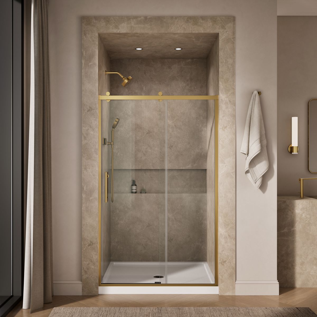 44100-rely-77-h-sliding-shower-door-with-3-8-thick-glass-15.jpg Rely® 77" H sliding shower door with 3/8"-thick glass