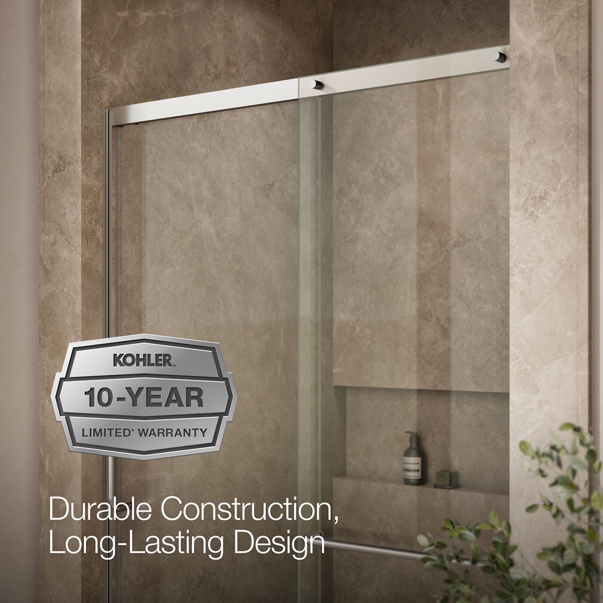 44110-elate-sliding-shower-door-75-1-2-h-x-44-1-4-47-5-8-w-with-heavy-5-16-thick-crystal-clear-glass-18.jpg Elate® Sliding shower door, 75-1/2" H x 44-1/4 - 47-5/8" W, with heavy 5/16" thick Crystal Clear glass