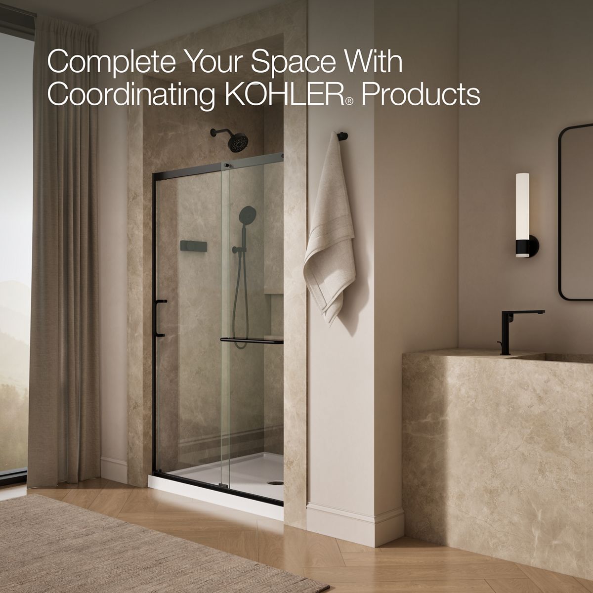44110-elate-sliding-shower-door-75-1-2-h-x-44-1-4-47-5-8-w-with-heavy-5-16-thick-crystal-clear-glass-28.jpg Elate® Sliding shower door, 75-1/2" H x 44-1/4 - 47-5/8" W, with heavy 5/16" thick Crystal Clear glass