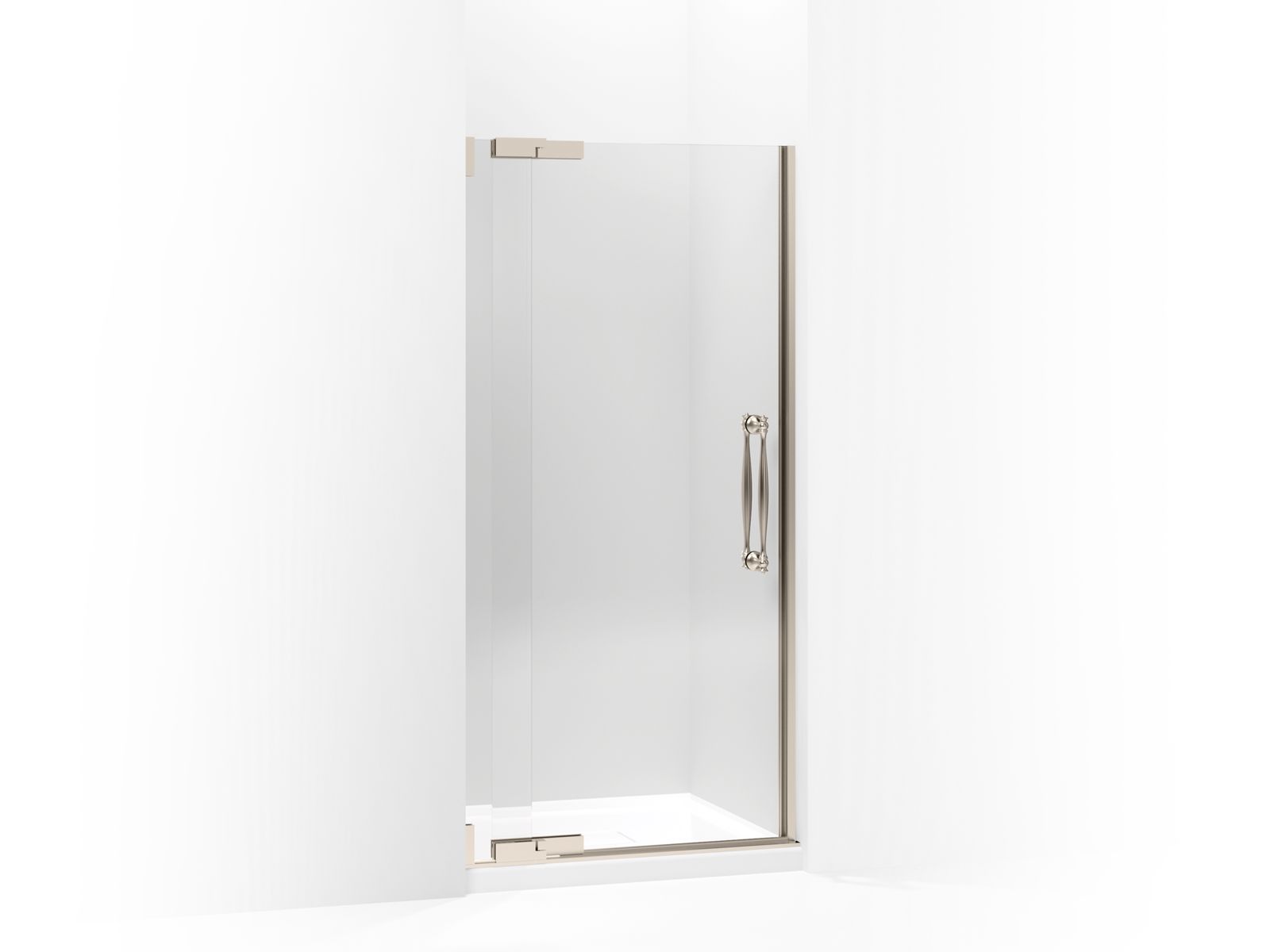 44118-finial-pivot-shower-door-72-1-4-h-x-36-1-4-38-3-4-w-with-3-8-thick-crystal-clear-glass-2.jpg Finial® Pivot shower door, 72-1/4" H x 36-1/4 - 38-3/4" W, with 3/8" thick Crystal Clear glass
