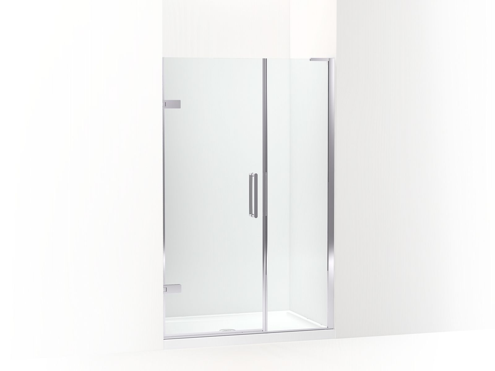 44128-composed-frameless-pivot-shower-door-71-3-4-h-x-46-46-3-4-w-with-3-8-thick-crystal-clear-glass-1.jpg Composed™ Frameless pivot shower door, 71-3/4" H x 46 - 46-3/4" W, with 3/8" thick Crystal Clear glass