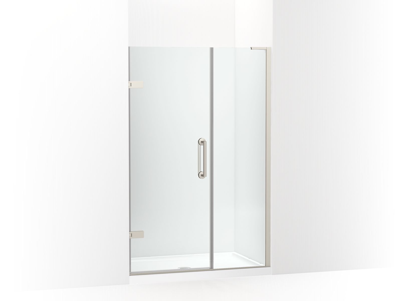 44146-components-frameless-pivot-shower-door-71-3-4-h-x-45-1-4-46-w-with-3-8-thick-crystal-clear-glass-3.jpg Components™ Frameless pivot shower door, 71-3/4" H x 45-1/4 - 46" W, with 3/8" thick Crystal Clear glass