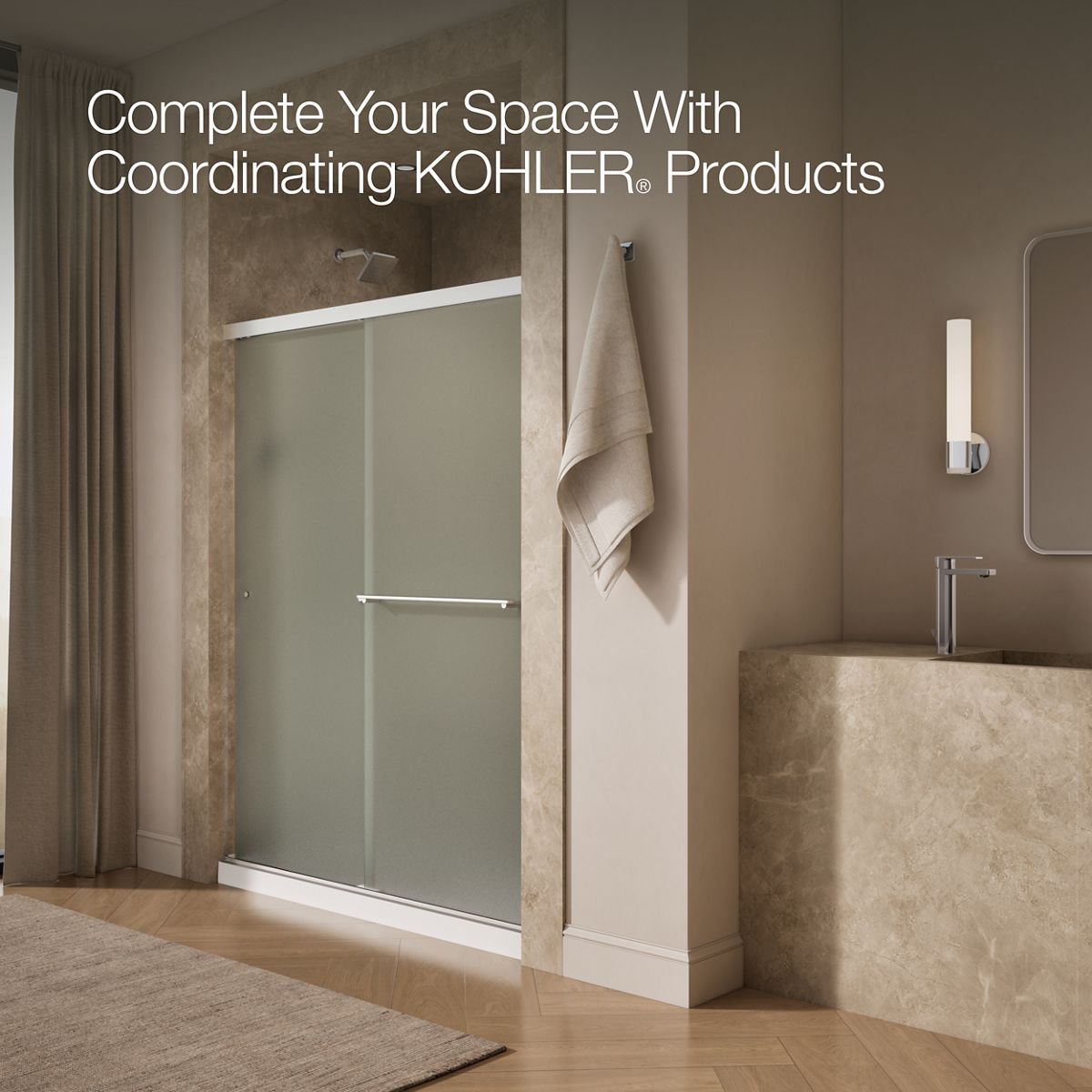 44167-revel-sliding-shower-door-76-h-x-56-5-8-59-5-8-w-with-5-16-thick-frosted-glass-8.jpg Revel® Sliding shower door, 76" H x 56-5/8 - 59-5/8" W, with 5/16" thick Frosted glass