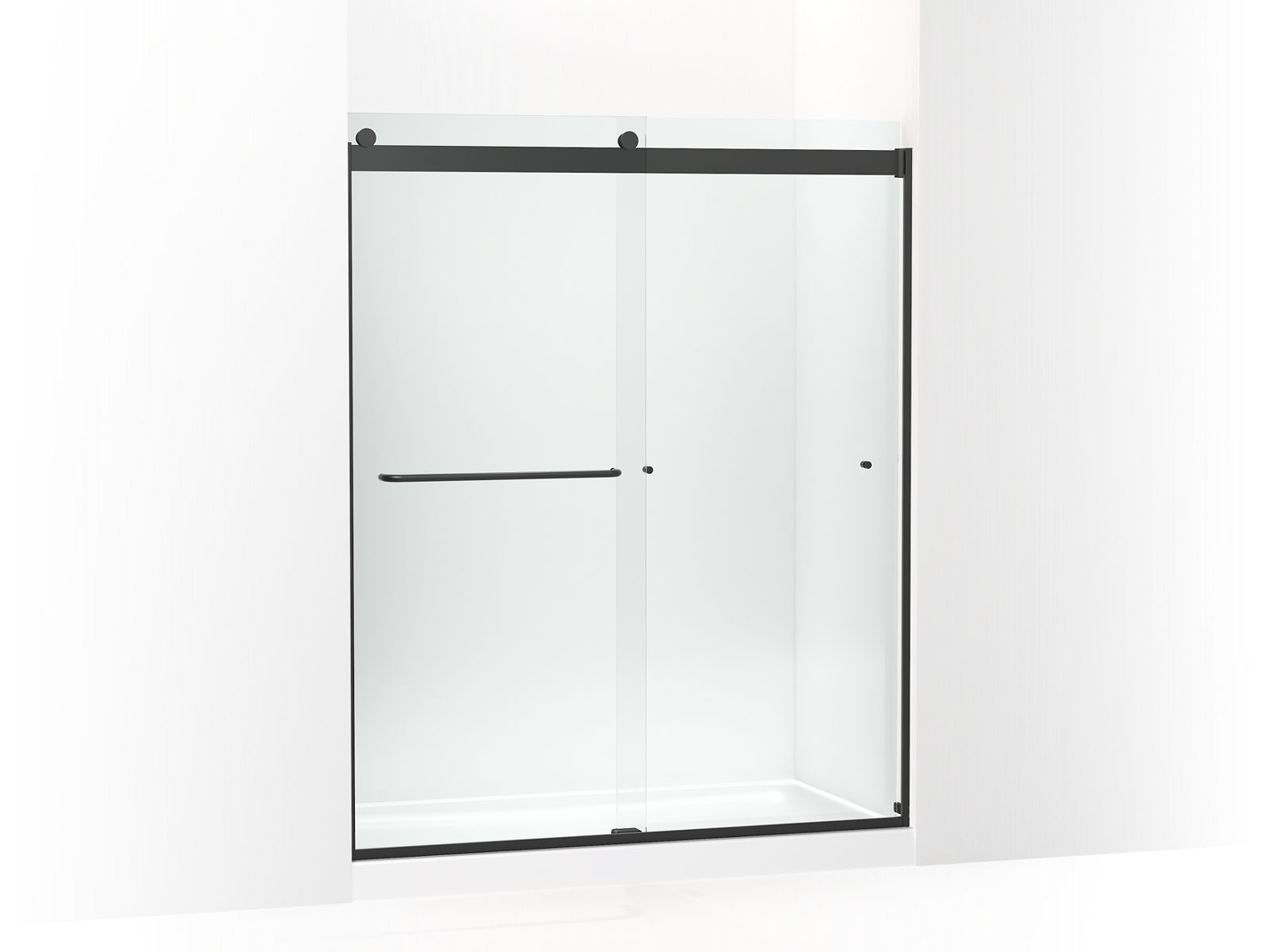 44178-levity-sliding-shower-door-74-h-x-56-5-8-59-5-8-w-with-5-16-thick-crystal-clear-glass-3.jpg Levity® Sliding shower door, 74" H x 56-5/8 - 59-5/8" W, with 5/16" thick Crystal Clear glass