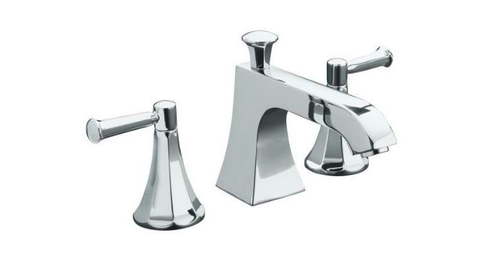 Memoirs(R) bath- or deck-mount bath faucet trim with lever handles and classic design, valve not included