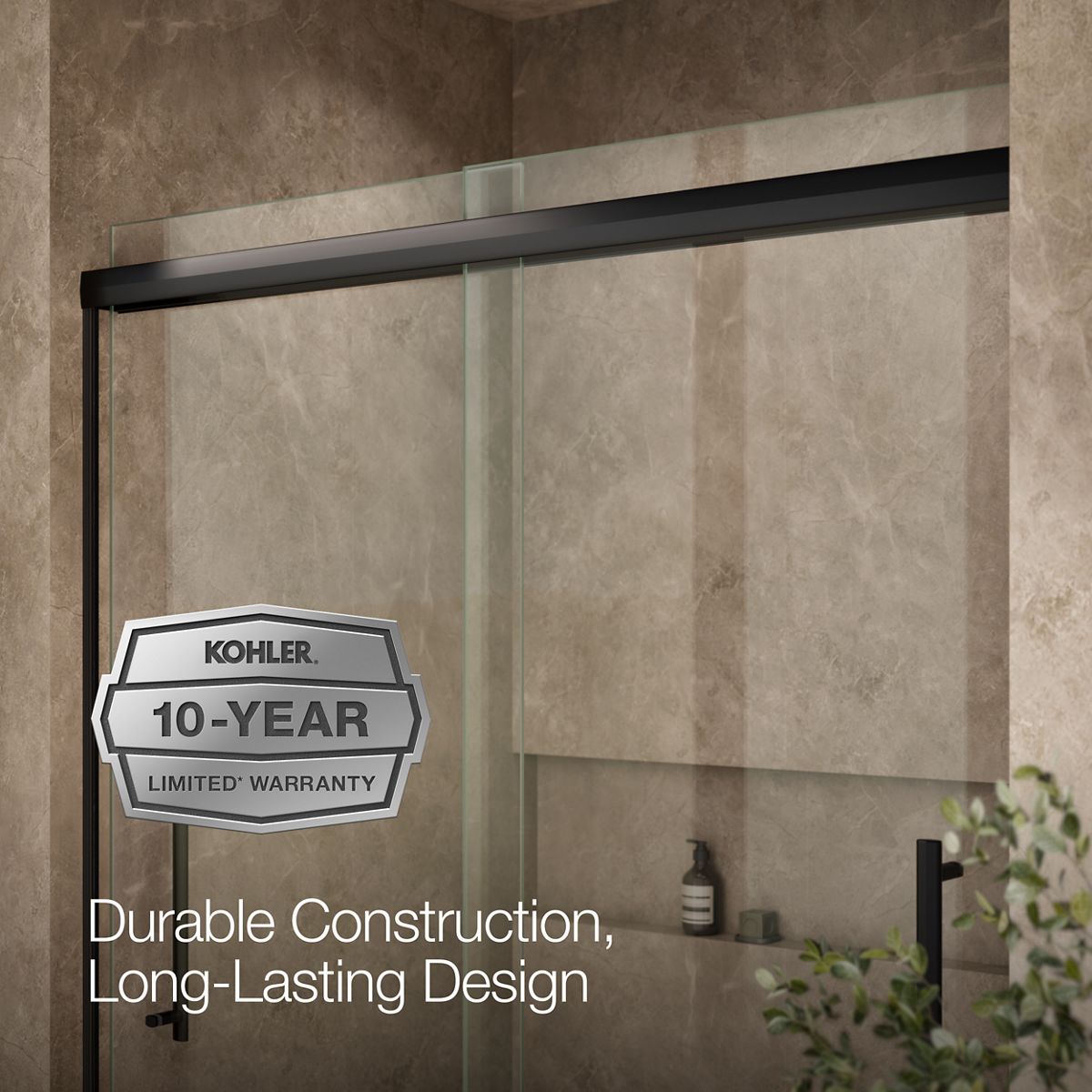 44217-pleat-79-1-16-h-sliding-shower-door-with-5-16-thick-glass-12.jpg Pleat® 79-1/16" H sliding shower door with 5/16"-thick glass