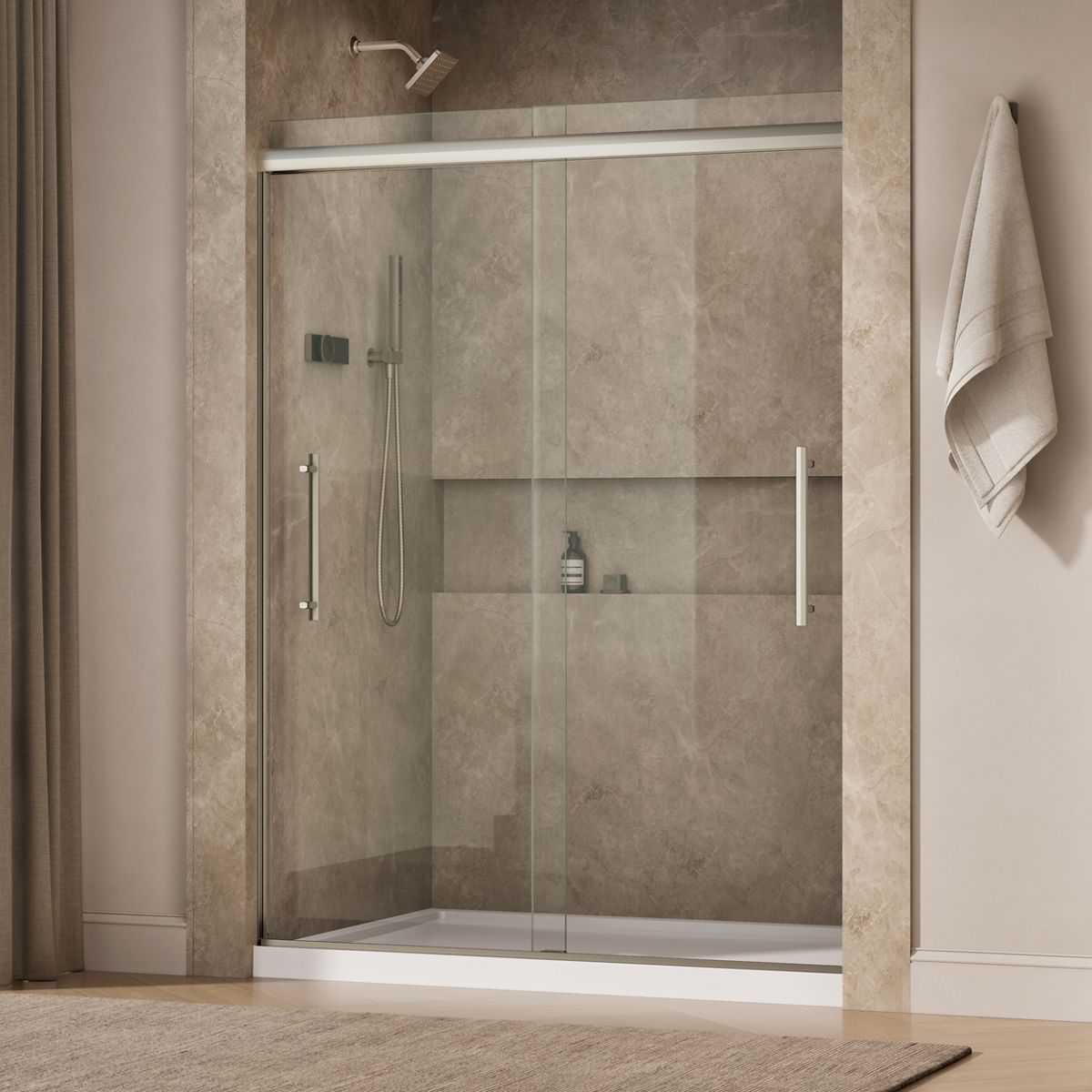 44217-pleat-79-1-16-h-sliding-shower-door-with-5-16-thick-glass-25.jpg Pleat® 79-1/16" H sliding shower door with 5/16"-thick glass