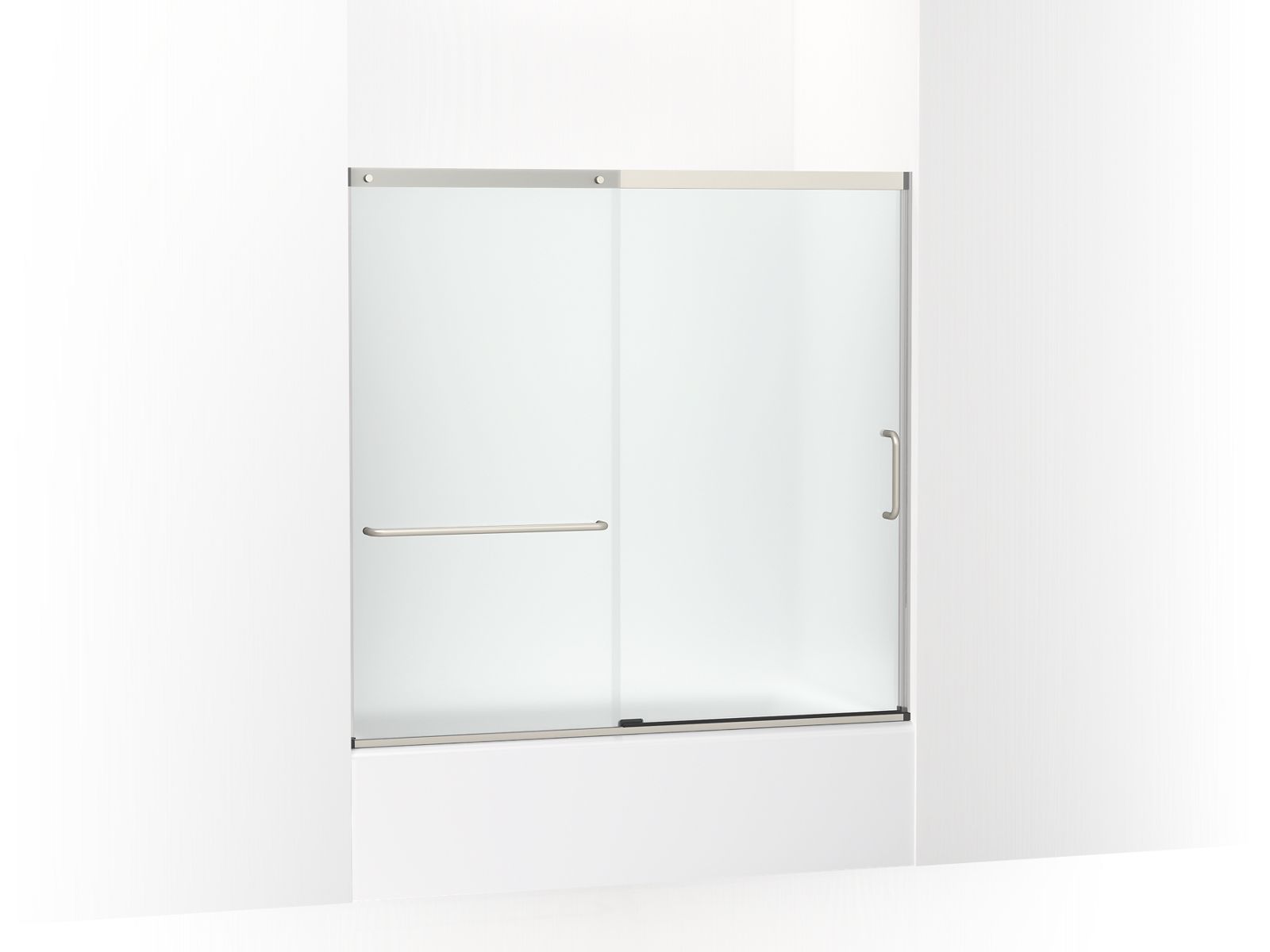 44280-elate-sliding-bath-door-56-3-4-h-x-56-1-4-59-5-8-w-with-1-4-thick-frosted-glass-2.jpg Elate® Sliding bath door, 56-3/4" H x 56-1/4 - 59-5/8" W, with 1/4" thick Frosted glass