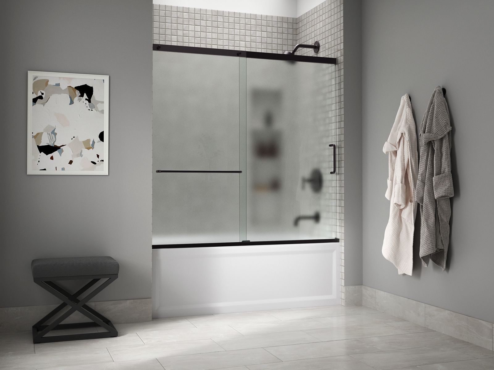44280-elate-sliding-bath-door-56-3-4-h-x-56-1-4-59-5-8-w-with-1-4-thick-frosted-glass-4.jpg Elate® Sliding bath door, 56-3/4" H x 56-1/4 - 59-5/8" W, with 1/4" thick Frosted glass