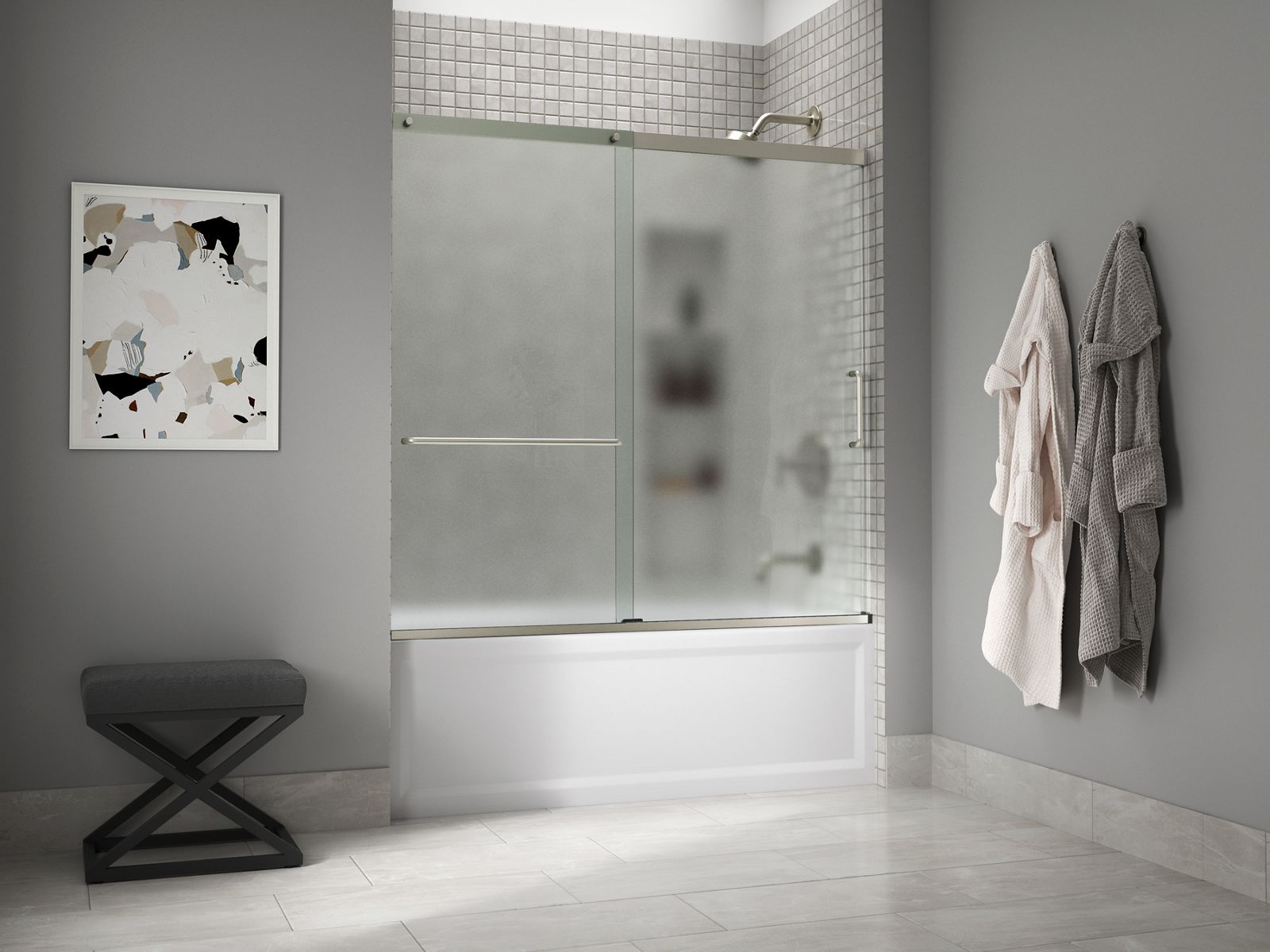 44280-elate-sliding-bath-door-56-3-4-h-x-56-1-4-59-5-8-w-with-1-4-thick-frosted-glass-5.jpg Elate® Sliding bath door, 56-3/4" H x 56-1/4 - 59-5/8" W, with 1/4" thick Frosted glass