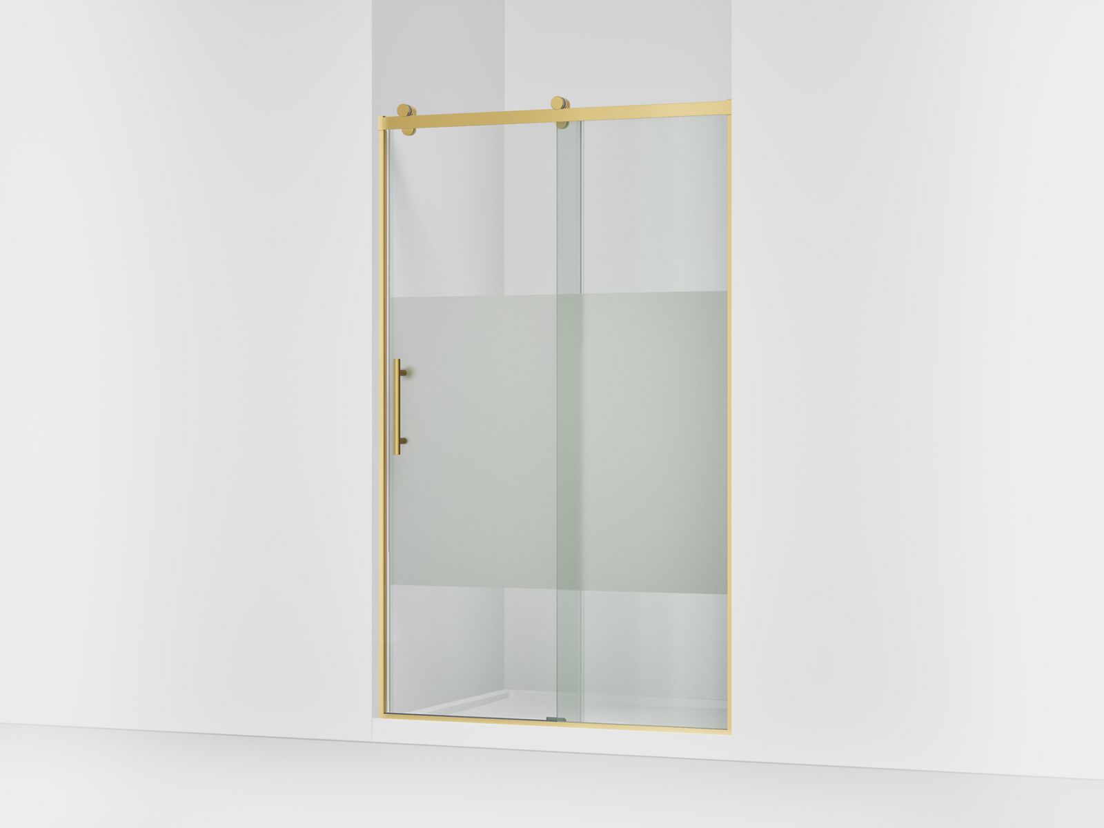 44379-rely-77-h-sliding-shower-door-with-3-8-thick-glass-2.jpg Rely® 77" H sliding shower door with 3/8"-thick glass