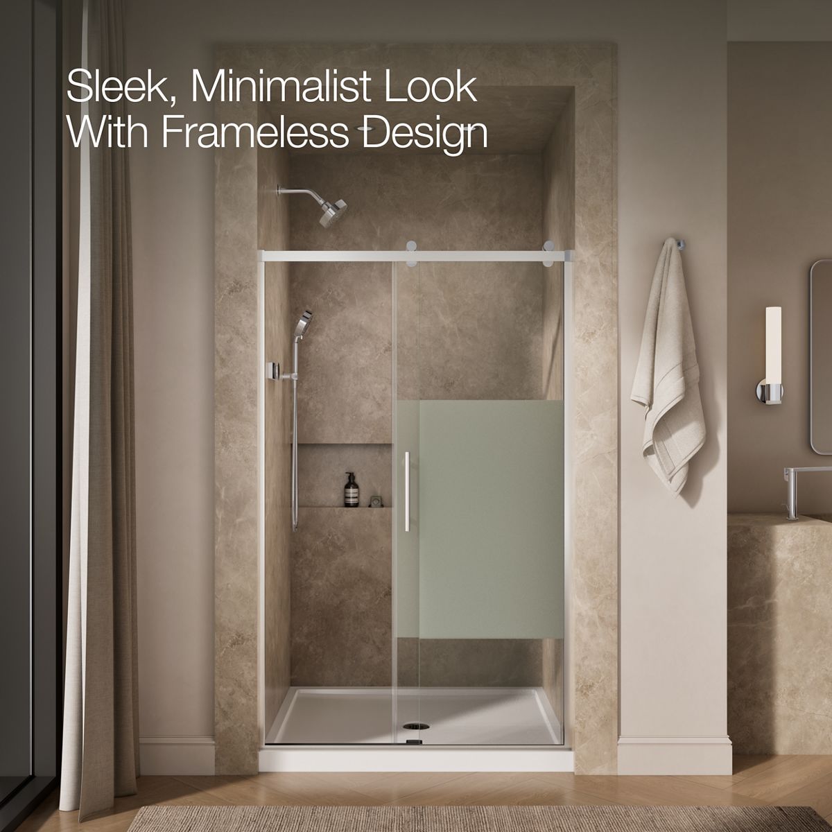 44379-rely-77-h-sliding-shower-door-with-3-8-thick-glass-22.jpg Rely® 77" H sliding shower door with 3/8"-thick glass