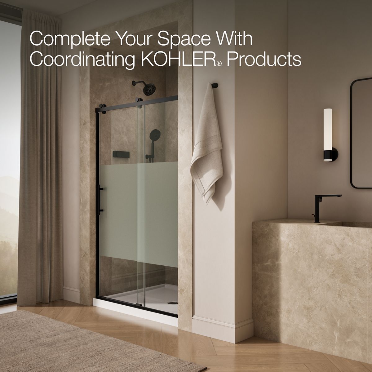 44379-rely-77-h-sliding-shower-door-with-3-8-thick-glass-28.jpg Rely® 77" H sliding shower door with 3/8"-thick glass