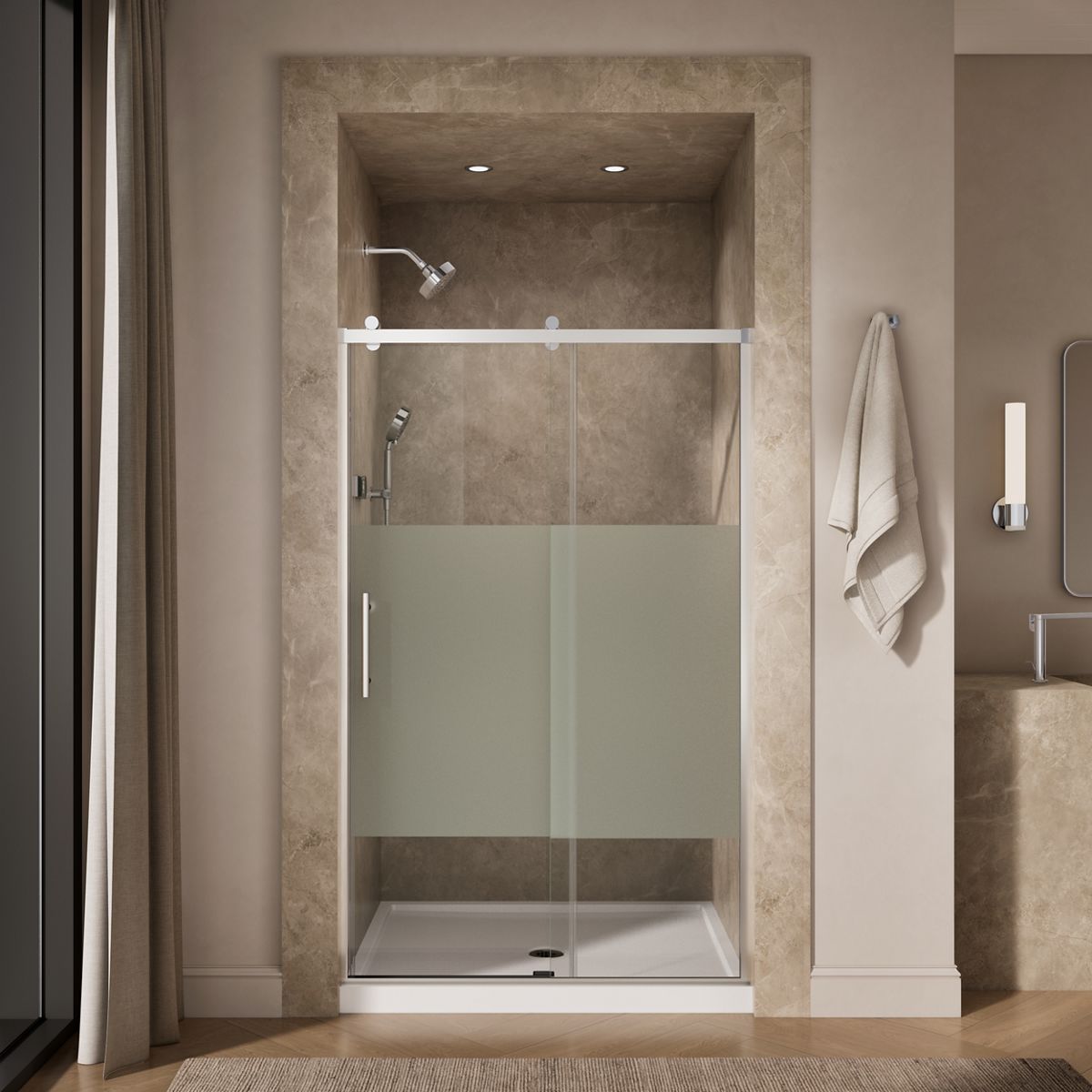 44379-rely-77-h-sliding-shower-door-with-3-8-thick-glass-38.jpg Rely® 77" H sliding shower door with 3/8"-thick glass