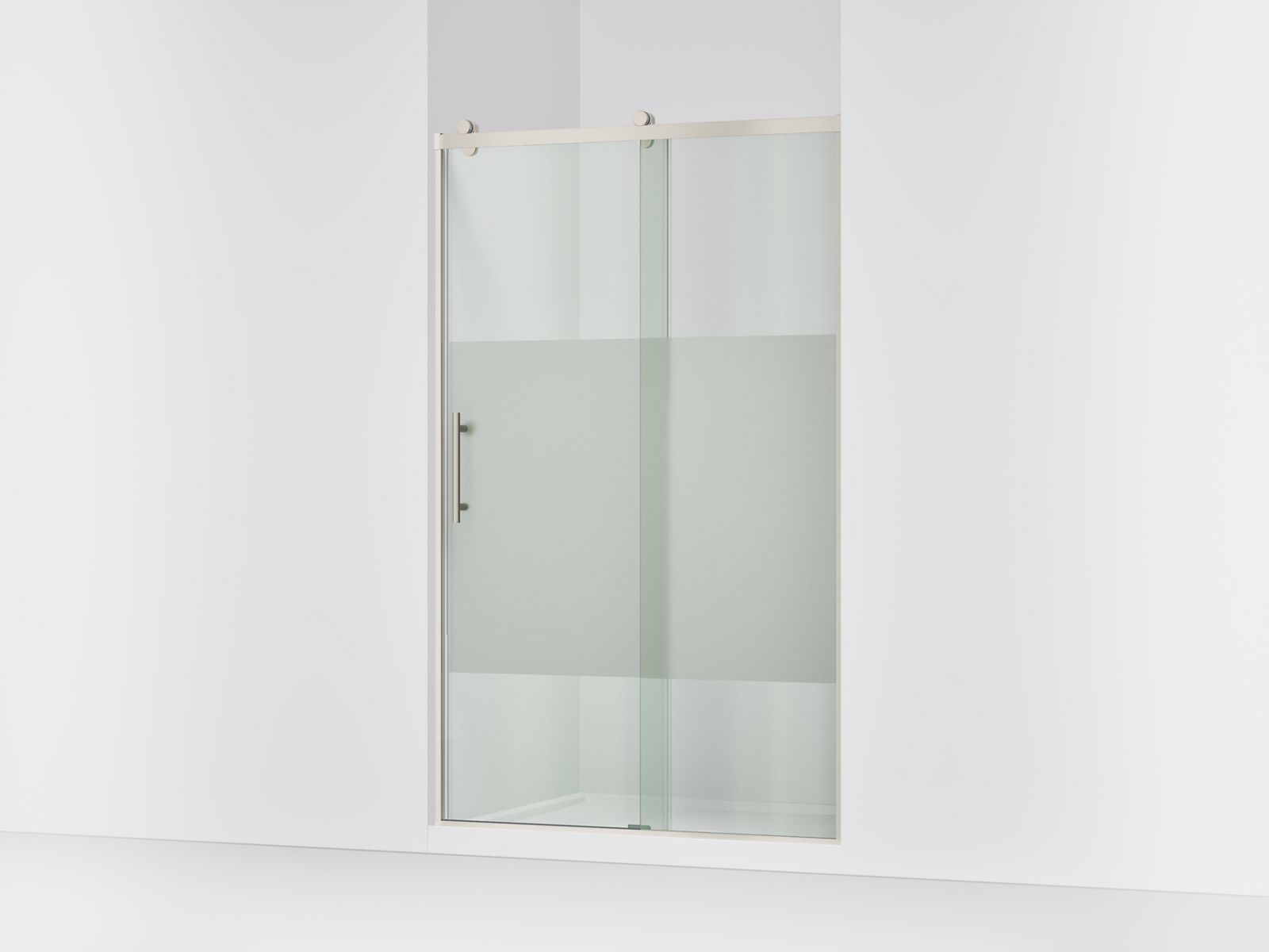 44379-rely-77-h-sliding-shower-door-with-3-8-thick-glass-4.jpg Rely® 77" H sliding shower door with 3/8"-thick glass