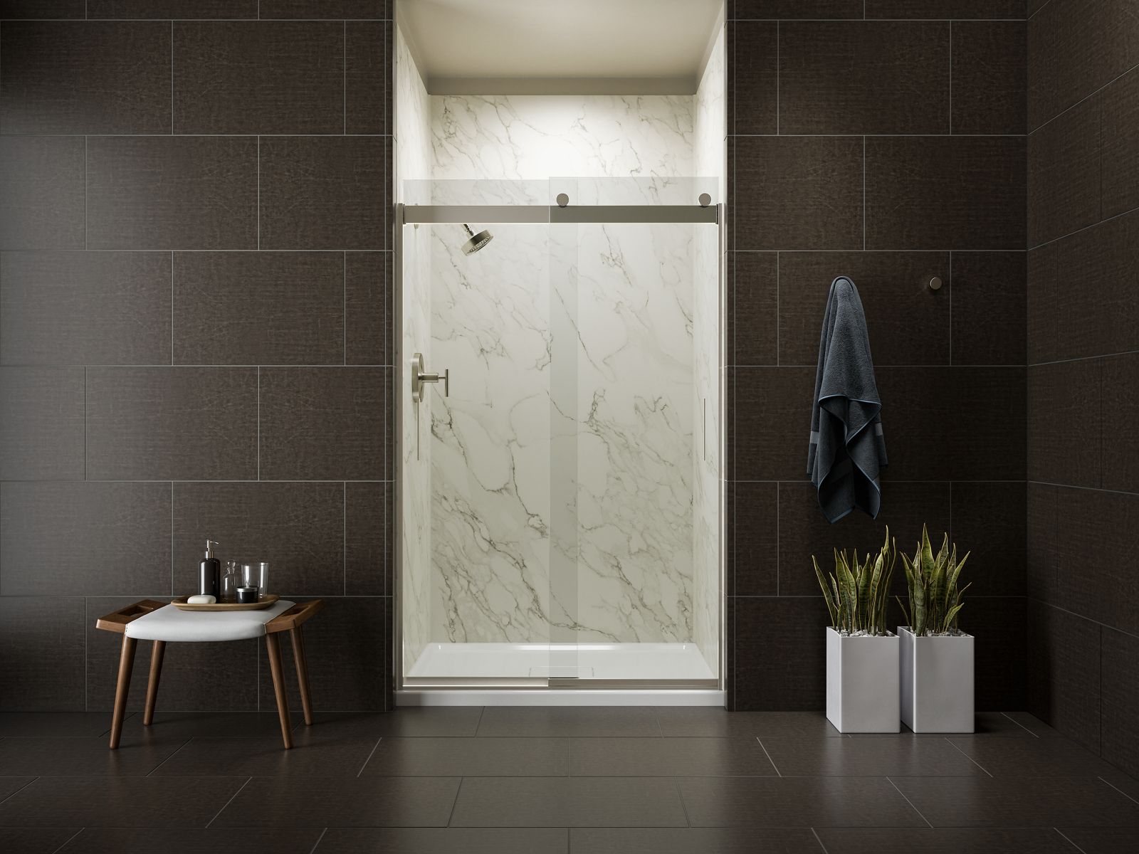44391-levity-sliding-shower-door-78-h-x-44-5-8-47-5-8-w-with-5-16-thick-crystal-clear-glass-7.jpg Levity® Sliding shower door, 78" H x 44-5/8 - 47-5/8" W, with 5/16" thick Crystal Clear glass