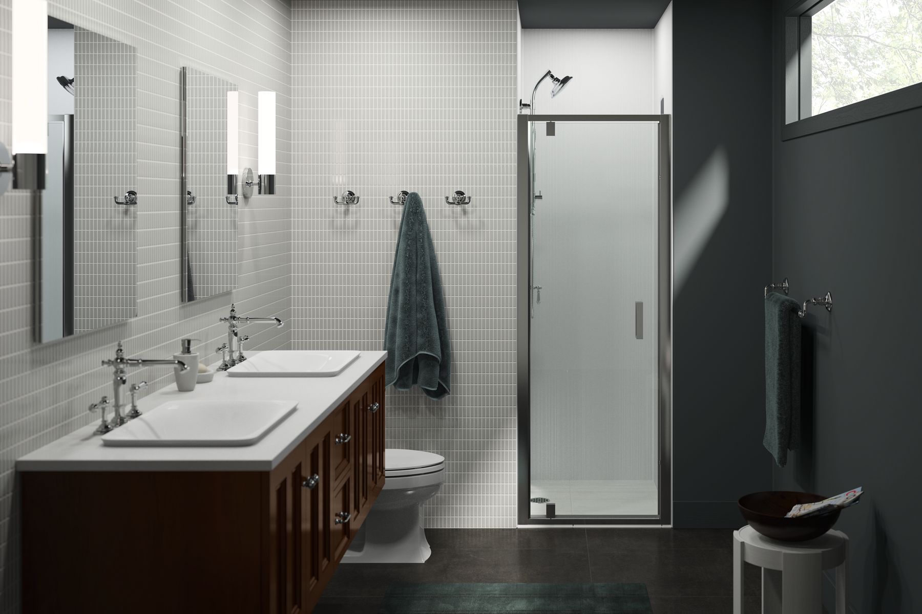 44402-aerie-pivot-shower-door-75-h-x-27-15-16-30-5-16-w-with-5-16-thick-crystal-clear-glass-3.jpg Aerie® Pivot shower door, 75" H x 27-15/16 - 30-5/16" W, with 5/16" thick Crystal Clear glass