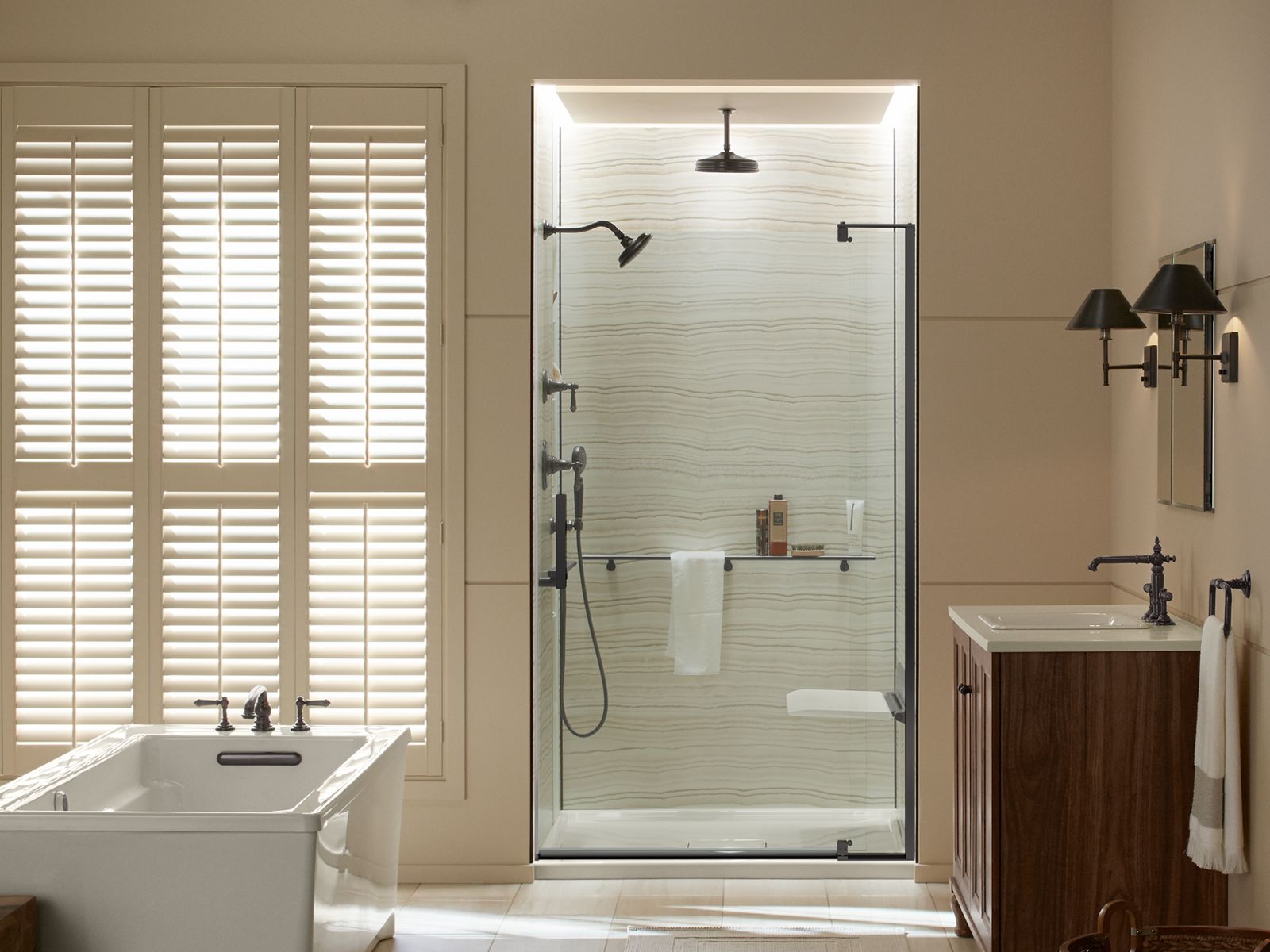 44472-revel-pivot-shower-door-74-h-x-39-1-8-44-w-with-5-16-thick-crystal-clear-glass-4.jpg Revel® Pivot shower door, 74" H x 39-1/8 - 44" W, with 5/16" thick Crystal Clear glass