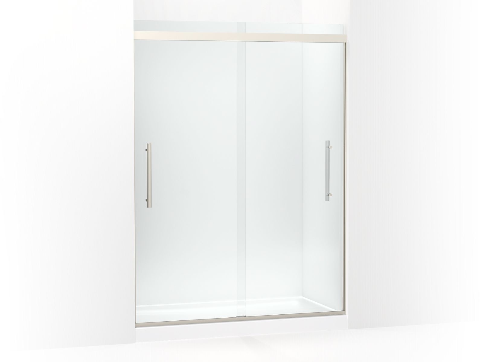 44492-prim-frameless-sliding-shower-door-79-1-16-h-x-54-5-8-59-5-8-w-with-5-16-thick-crystal-clear-glass-2.jpg Prim® Frameless sliding shower door, 79-1/16" H x 54-5/8 - 59-5/8" W, with 5/16" thick Crystal Clear glass