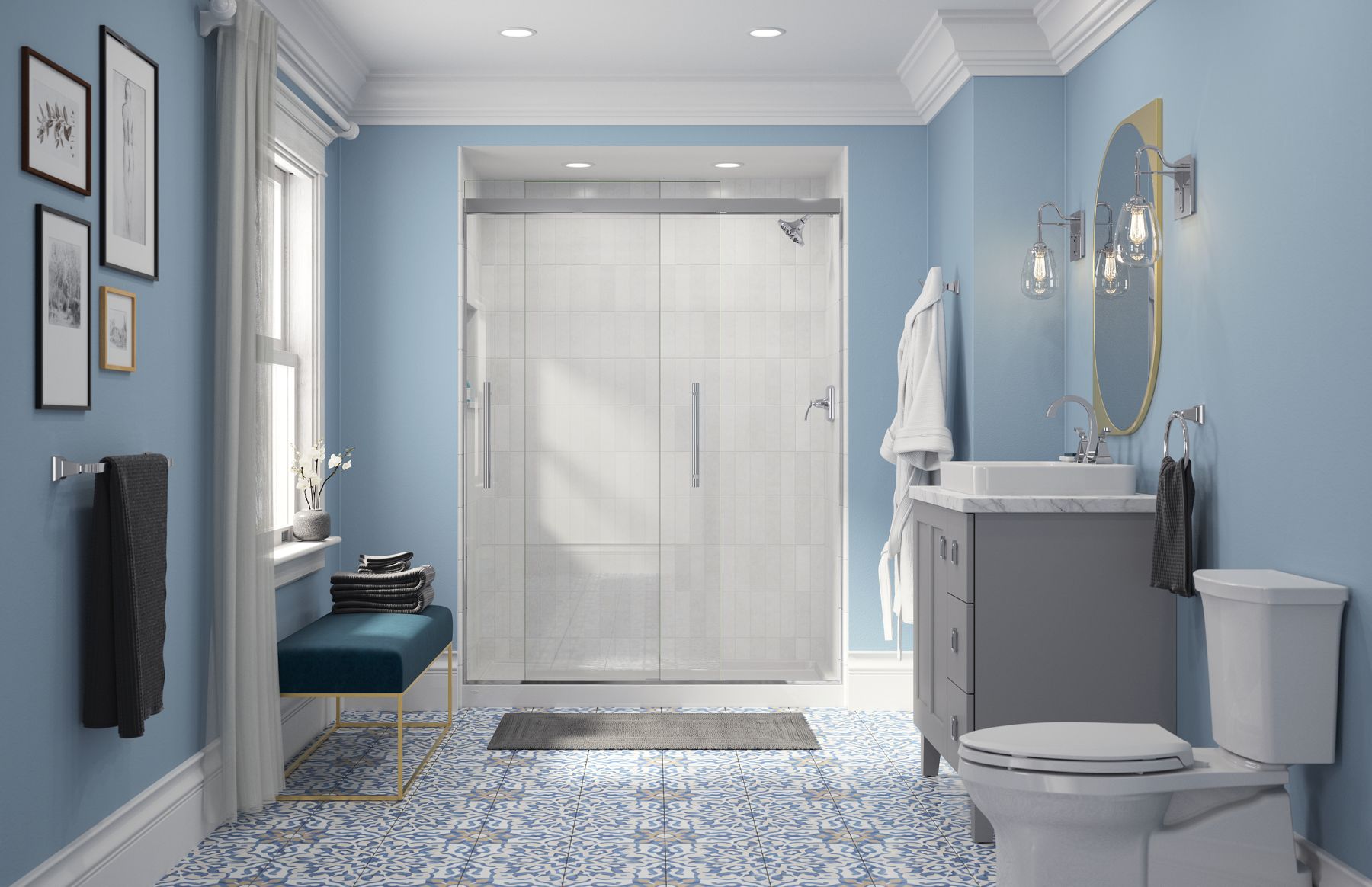 44492-prim-frameless-sliding-shower-door-79-1-16-h-x-54-5-8-59-5-8-w-with-5-16-thick-crystal-clear-glass-5.jpg Prim® Frameless sliding shower door, 79-1/16" H x 54-5/8 - 59-5/8" W, with 5/16" thick Crystal Clear glass