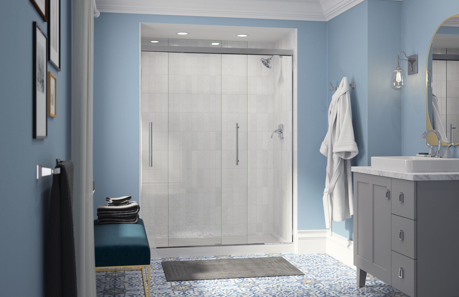 44492-prim-frameless-sliding-shower-door-79-1-16-h-x-54-5-8-59-5-8-w-with-5-16-thick-crystal-clear-glass-6.jpg Prim® Frameless sliding shower door, 79-1/16" H x 54-5/8 - 59-5/8" W, with 5/16" thick Crystal Clear glass