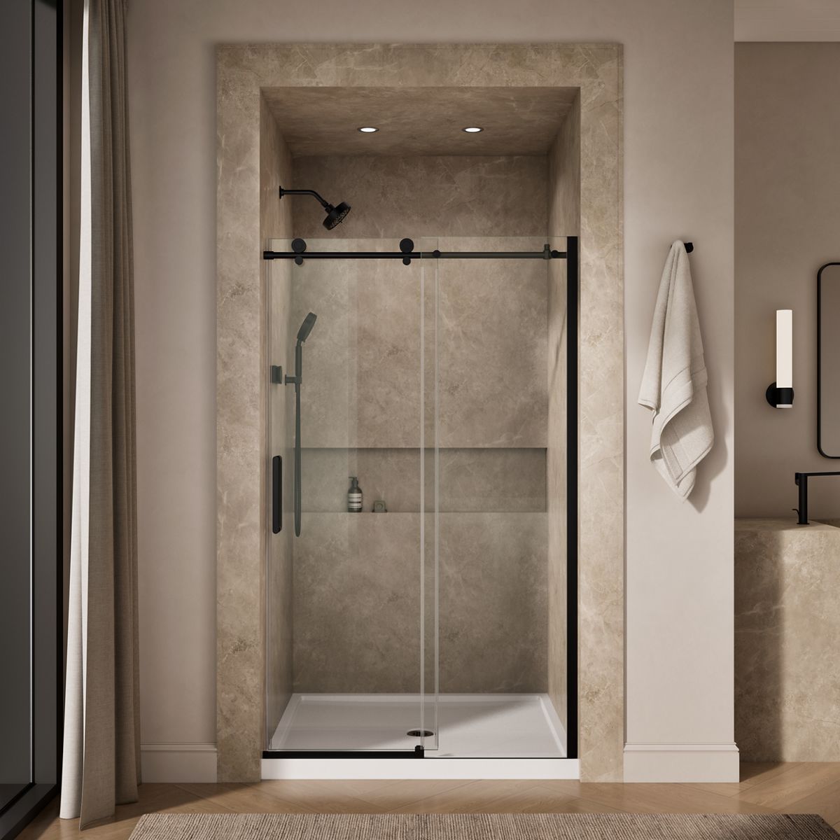44502-composed-sliding-shower-door-78-h-x-44-1-8-47-7-8-w-with-3-8-thick-crystal-clear-glass-16.jpg Composed™ Sliding shower door, 78" H x 44-1/8 - 47-7/8" W, with 3/8" thick Crystal Clear glass