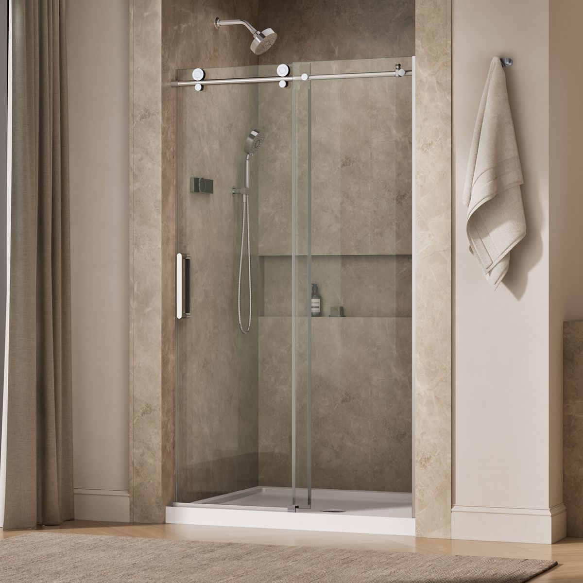 44502-composed-sliding-shower-door-78-h-x-44-1-8-47-7-8-w-with-3-8-thick-crystal-clear-glass-23.jpg Composed™ Sliding shower door, 78" H x 44-1/8 - 47-7/8" W, with 3/8" thick Crystal Clear glass