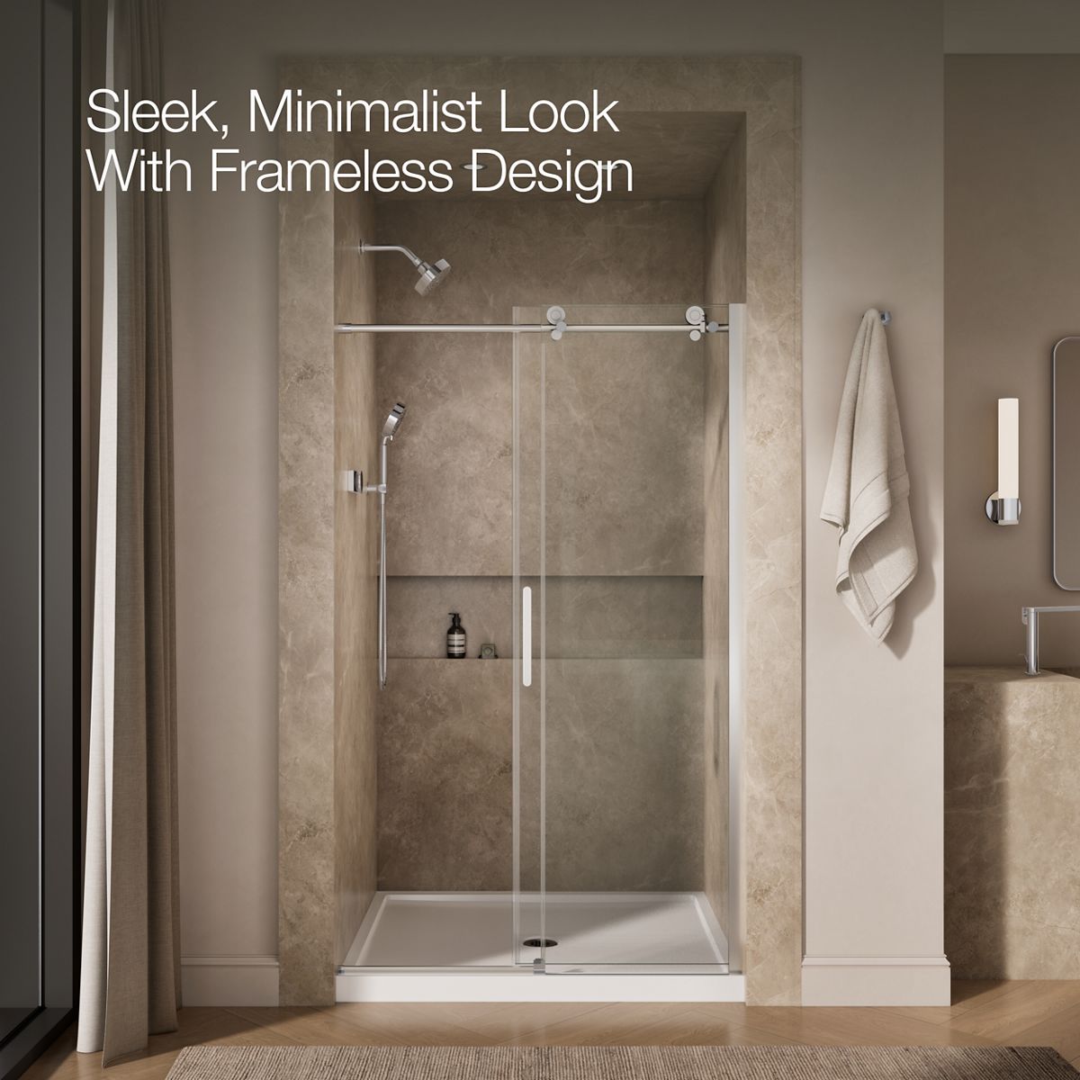 44502-composed-sliding-shower-door-78-h-x-44-1-8-47-7-8-w-with-3-8-thick-crystal-clear-glass-26.jpg Composed™ Sliding shower door, 78" H x 44-1/8 - 47-7/8" W, with 3/8" thick Crystal Clear glass