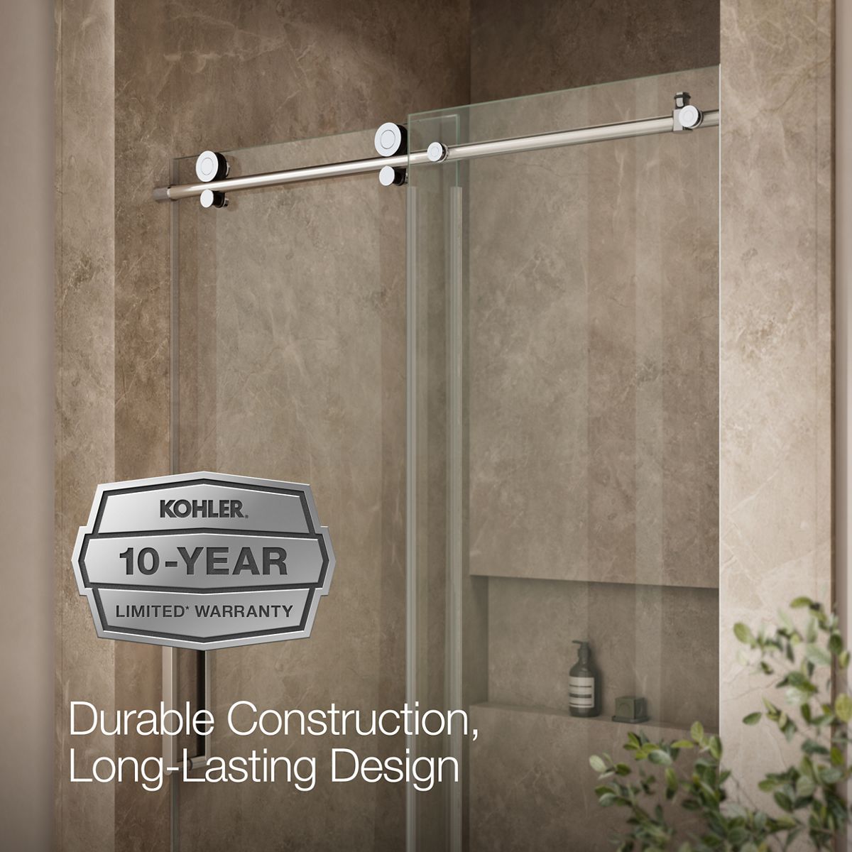 44502-composed-sliding-shower-door-78-h-x-44-1-8-47-7-8-w-with-3-8-thick-crystal-clear-glass-5.jpg Composed™ Sliding shower door, 78" H x 44-1/8 - 47-7/8" W, with 3/8" thick Crystal Clear glass