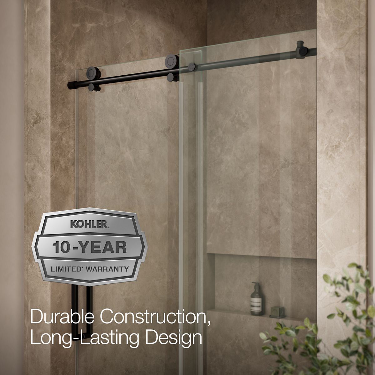 44502-composed-sliding-shower-door-78-h-x-44-1-8-47-7-8-w-with-3-8-thick-crystal-clear-glass-7.jpg Composed™ Sliding shower door, 78" H x 44-1/8 - 47-7/8" W, with 3/8" thick Crystal Clear glass