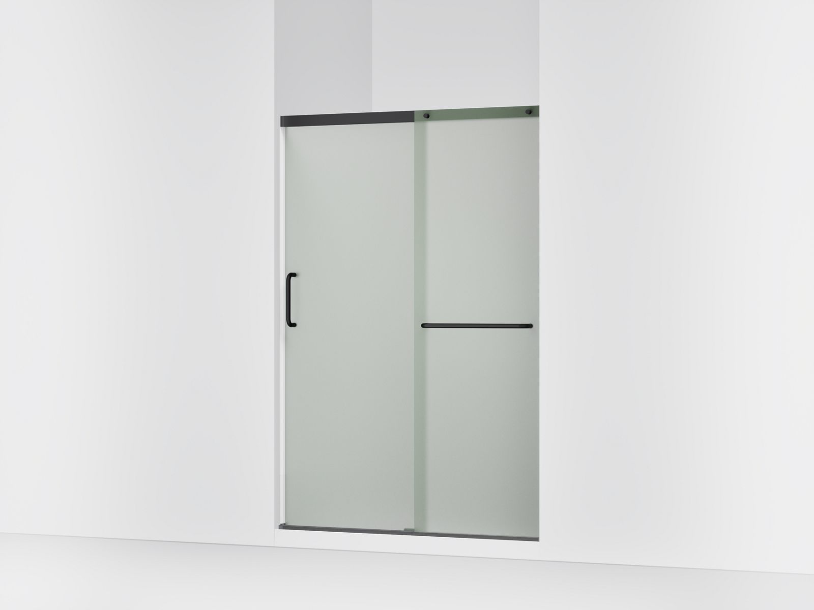44545-elate-sliding-shower-door-70-1-2-h-x-50-1-4-53-5-8-w-with-1-4-thick-frosted-glass-3.jpg Elate® Sliding shower door, 70-1/2" H x 50-1/4 - 53-5/8" W, with 1/4" thick Frosted glass