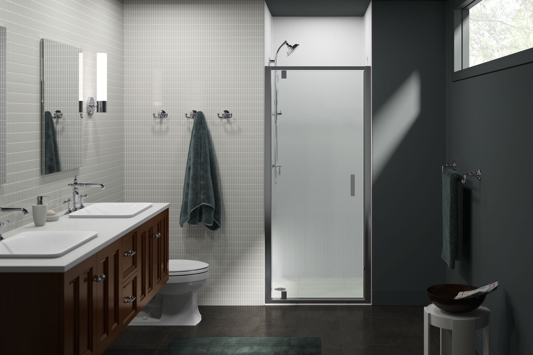 44566-aerie-pivot-shower-door-75-h-x-33-7-16-35-13-16-w-with-5-16-thick-crystal-clear-glass-3.jpg Aerie® Pivot shower door, 75" H x 33-7/16 - 35-13/16" W, with 5/16" thick Crystal Clear glass