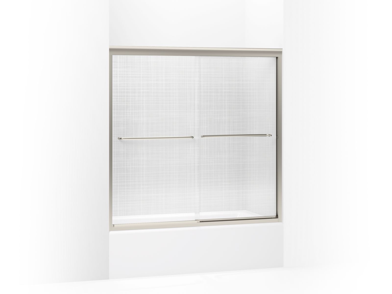 44580-fluence-sliding-bath-door-58-5-16-h-x-56-5-8-59-5-8-w-with-1-4-thick-cavata-glass-3.jpg Fluence® Sliding bath door, 58-5/16" H x 56-5/8 - 59-5/8" W with 1/4" thick Cavata® glass